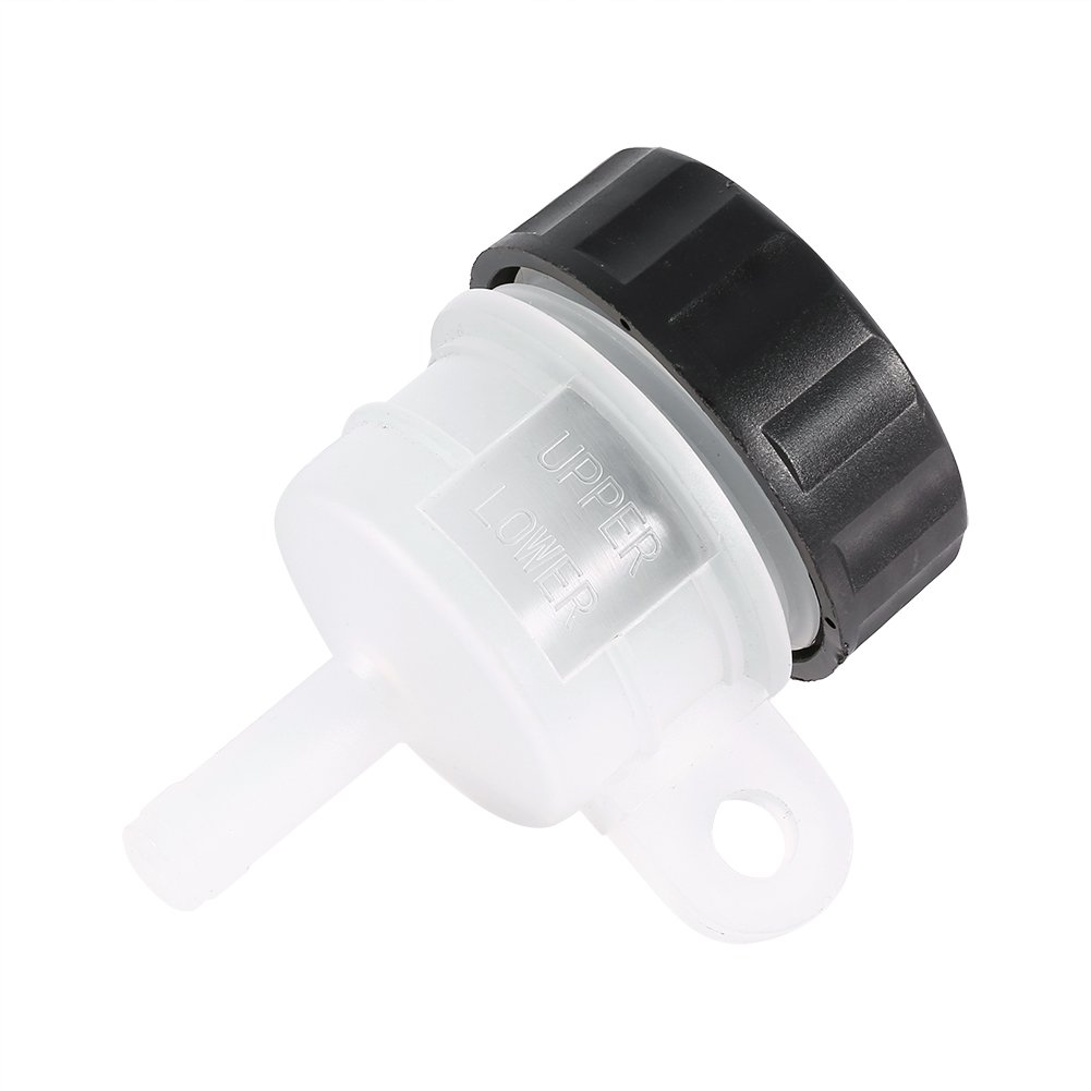 Motorcycle Rear Brake Master Cylinder Oil Cup - Brake Fluid Reservoir Replacement for Honda, Yamaha, Kawasaki - Perfect for Off-Road, Cruiser & Sport Bike Maintenance