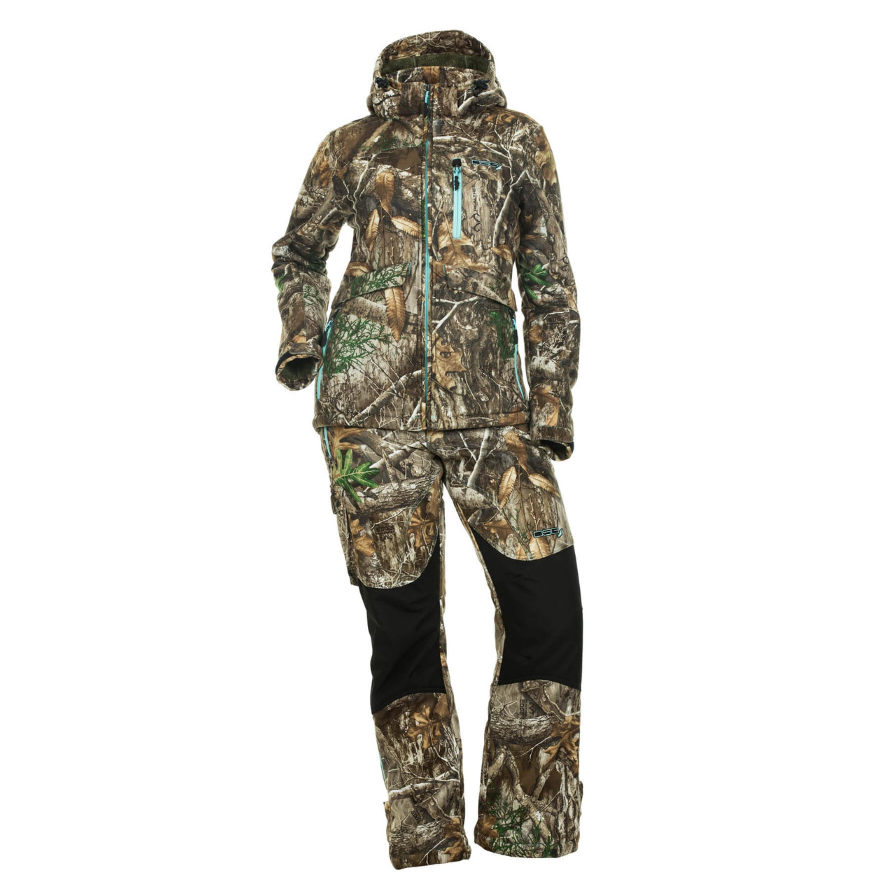 Ella 2.0 Hunting Jacket - Realtree Edge Camo for Men & Women - Waterproof & Windproof Outdoor Hunting Gear for Cold Weather (Ideal for Deer, Duck & Turkey Hunting)