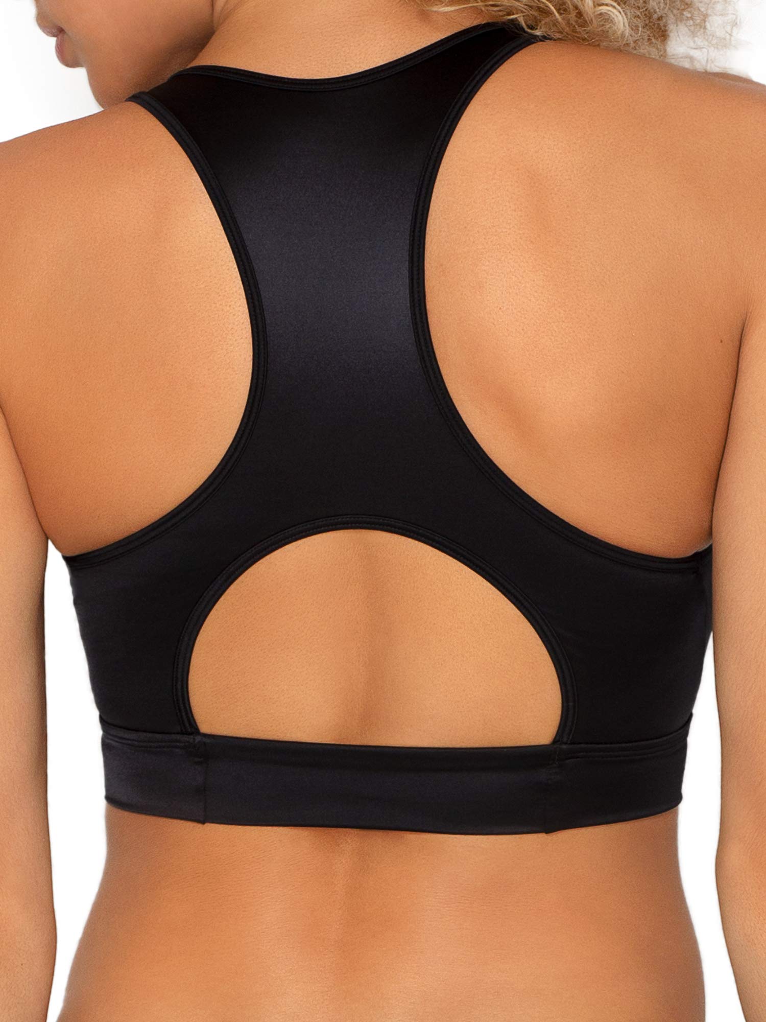 Smart & Sexy Women's Cut-Out Racerback Bralette - Comfortable Wireless Bra for Yoga, Workout & Everyday Wear