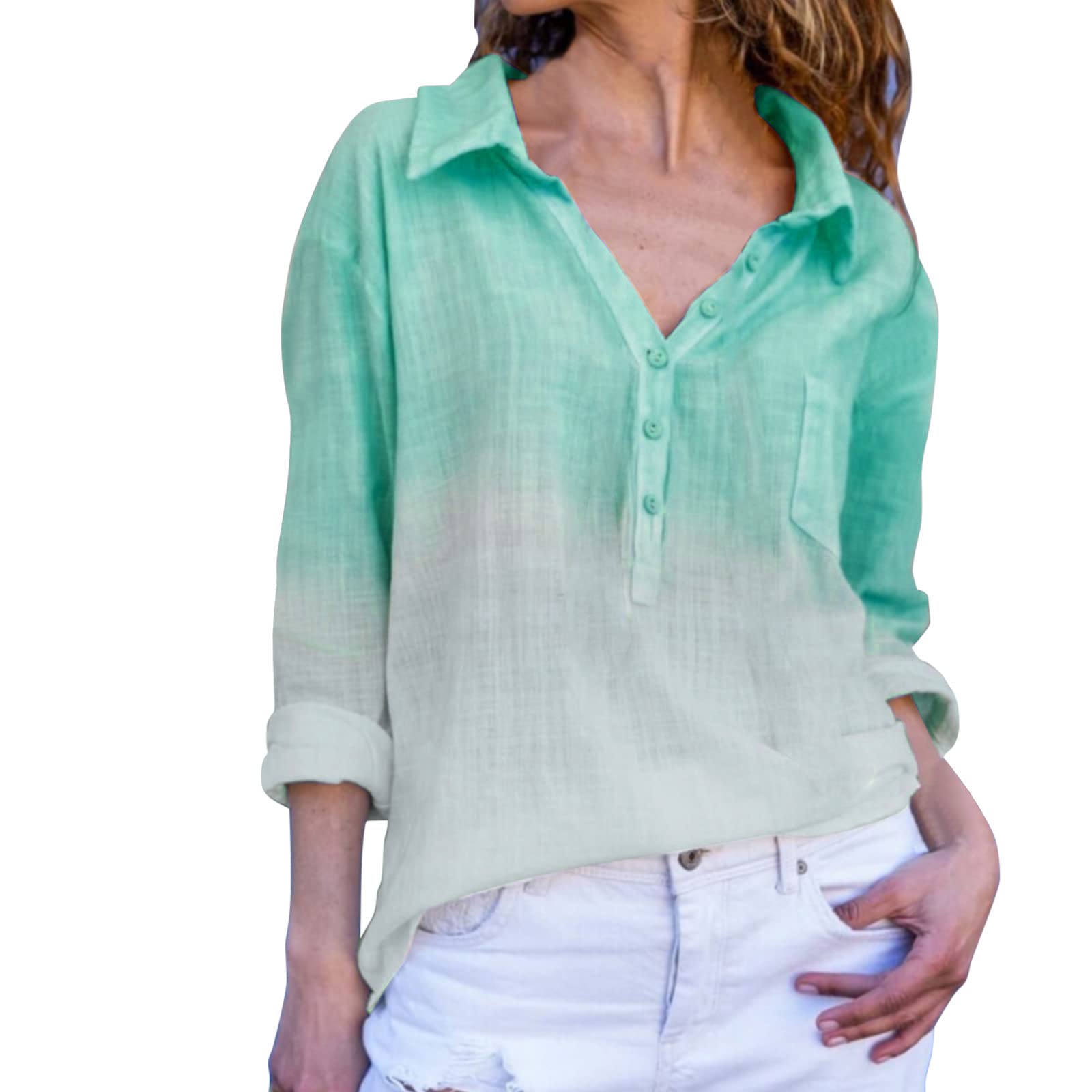 Women's Summer Blouses & Tops - Flowy Loose Dressy Tops for Women - Perfect for Beach, Office & Casual Outings