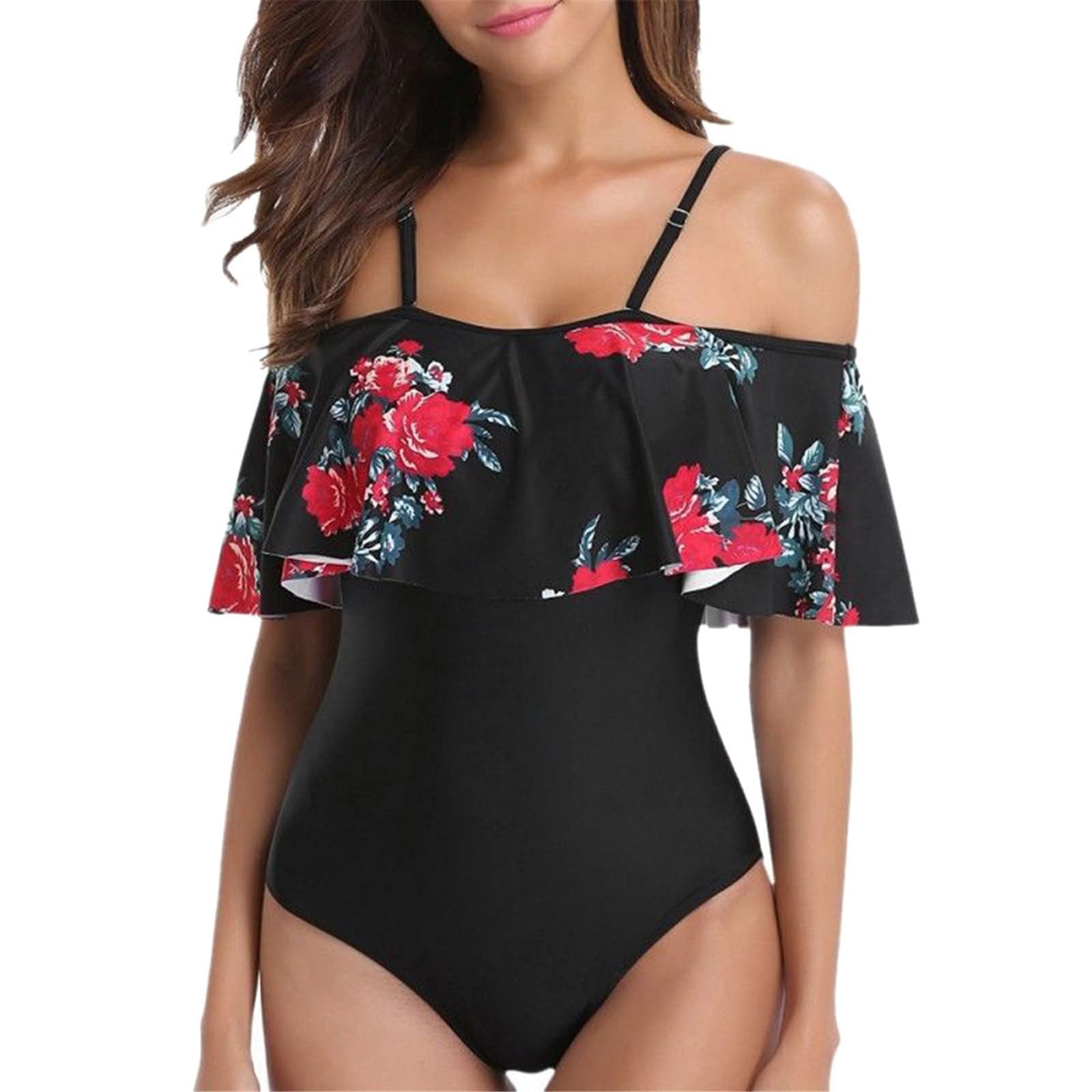Women's 3-Piece Tankini Bikini Set with String Panties - Swimwear for Beach, Pool & Vacation | Flattering Bathing Suits for Summer
