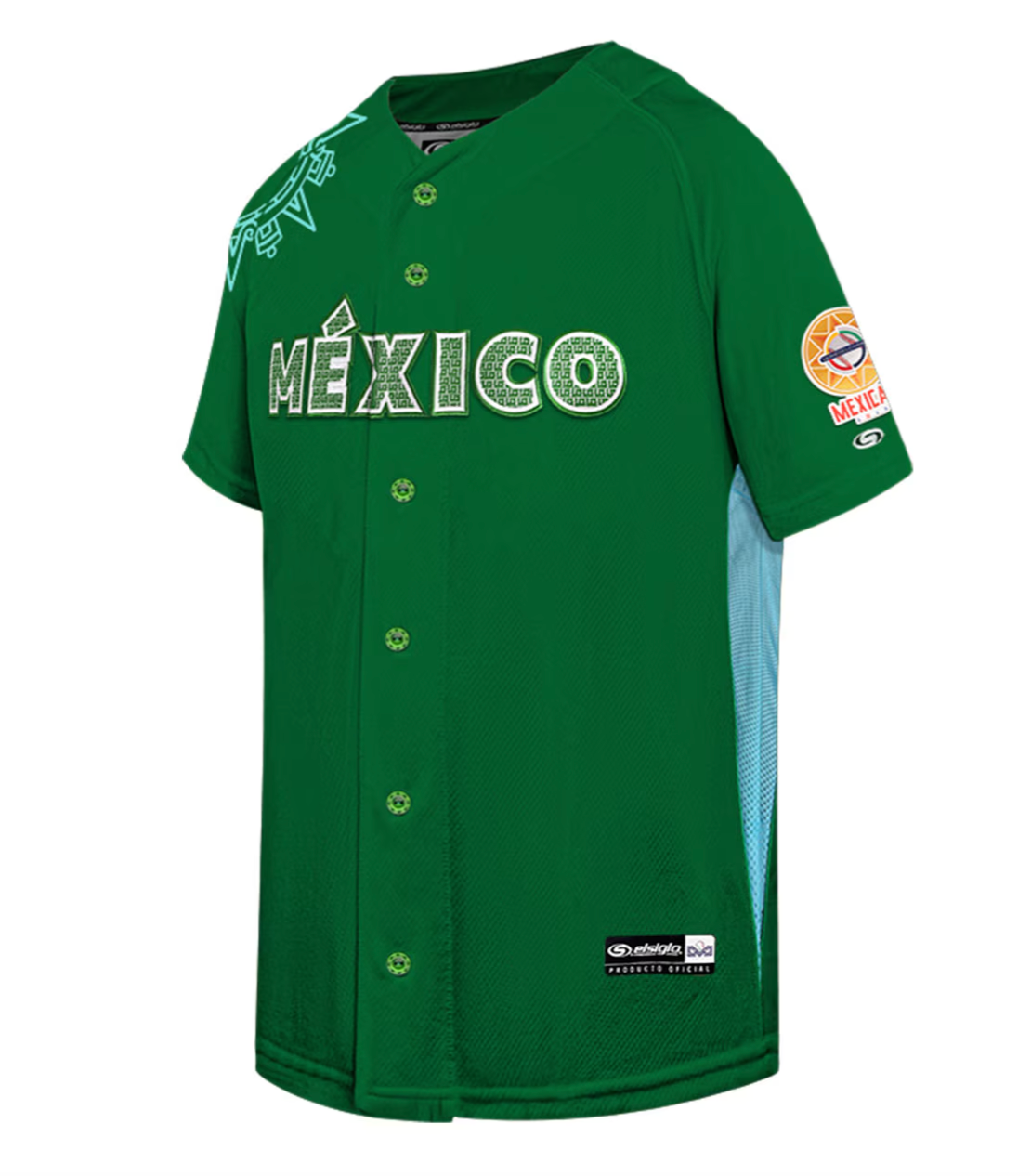 2025 Caribbean Series Mexico Green Century Jersey - Authentic Baseball Jersey for Fans & Collectors | Perfect for Games, Events & Sports Memorabilia