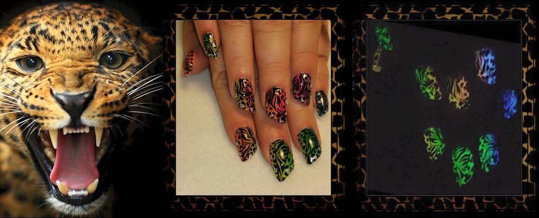 Glow in The Dark Nail Art Kit - GID Powder, Stars & Moons Decoration Set for DIY Nail Designs | Perfect for Halloween, Rave Parties & Nighttime Manicures