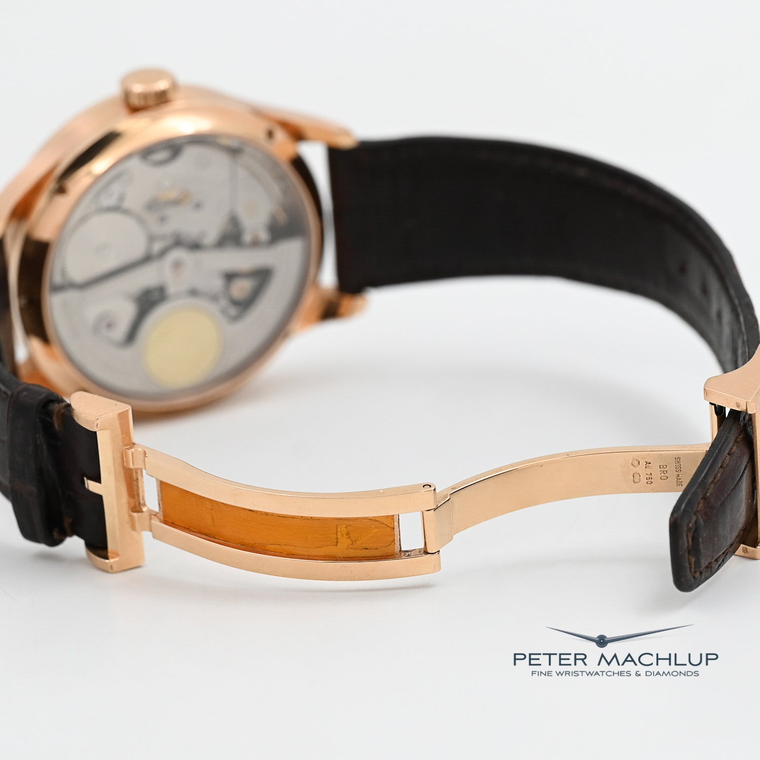 IWC Portuguese Perpetual Calendar Luxury Men's Watch - Rose Gold Case & Blue Dial - Perfect for Business Meetings & Formal Events