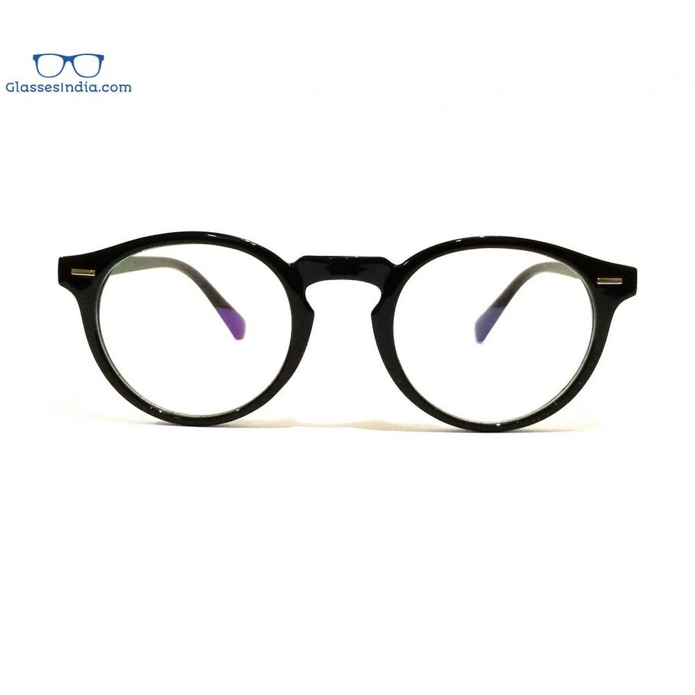 Blue Light Blocking Glasses for Computer & Screen Use - Anti Blue Ray Eyewear with Round Frame for Men & Women - Reduce Eye Strain for Work, Gaming & Nighttime Screen Viewing