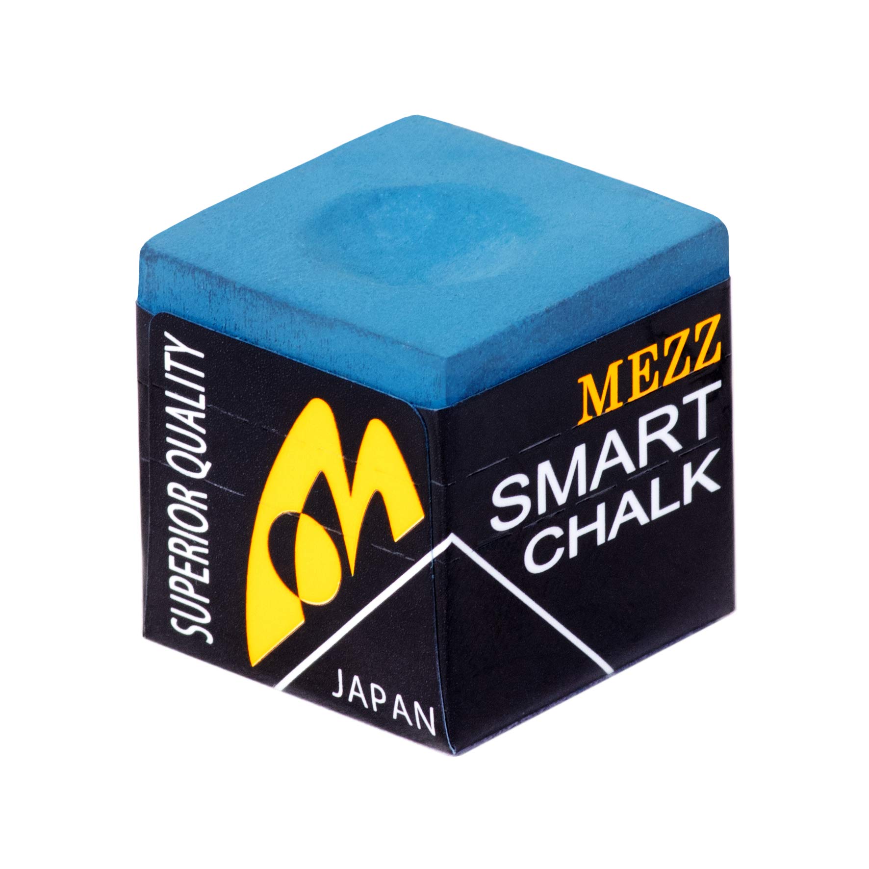 Premium Mezz Smart Pool Cue Billiard Chalk - Blue (1 Piece) - Professional Snooker & Pool Accessories for Enhanced Grip & Precision Shots