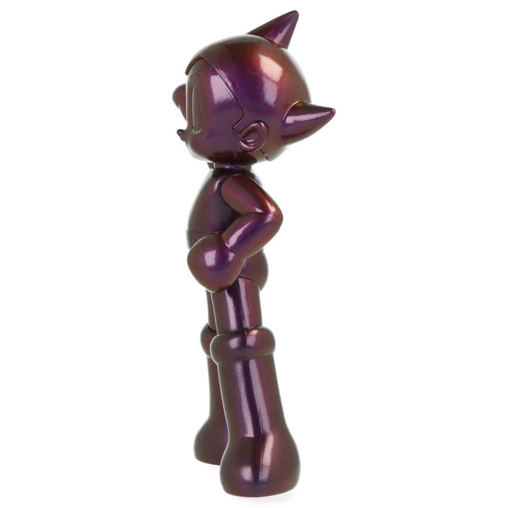 Astro Boy Welcome (Metal Purple) - Anime Collectible Figurine with Eye Closing Feature | Perfect for Home Decor, Office Display, and Gift for Anime Fans