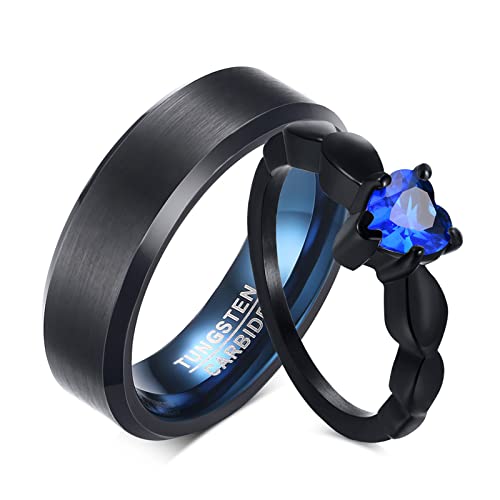 A03. A Pair Ring-Custom-Tungsten Style 1