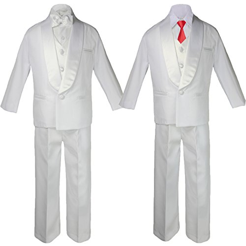 5 Pieces Suit Set + Extra Satin Color Necktie