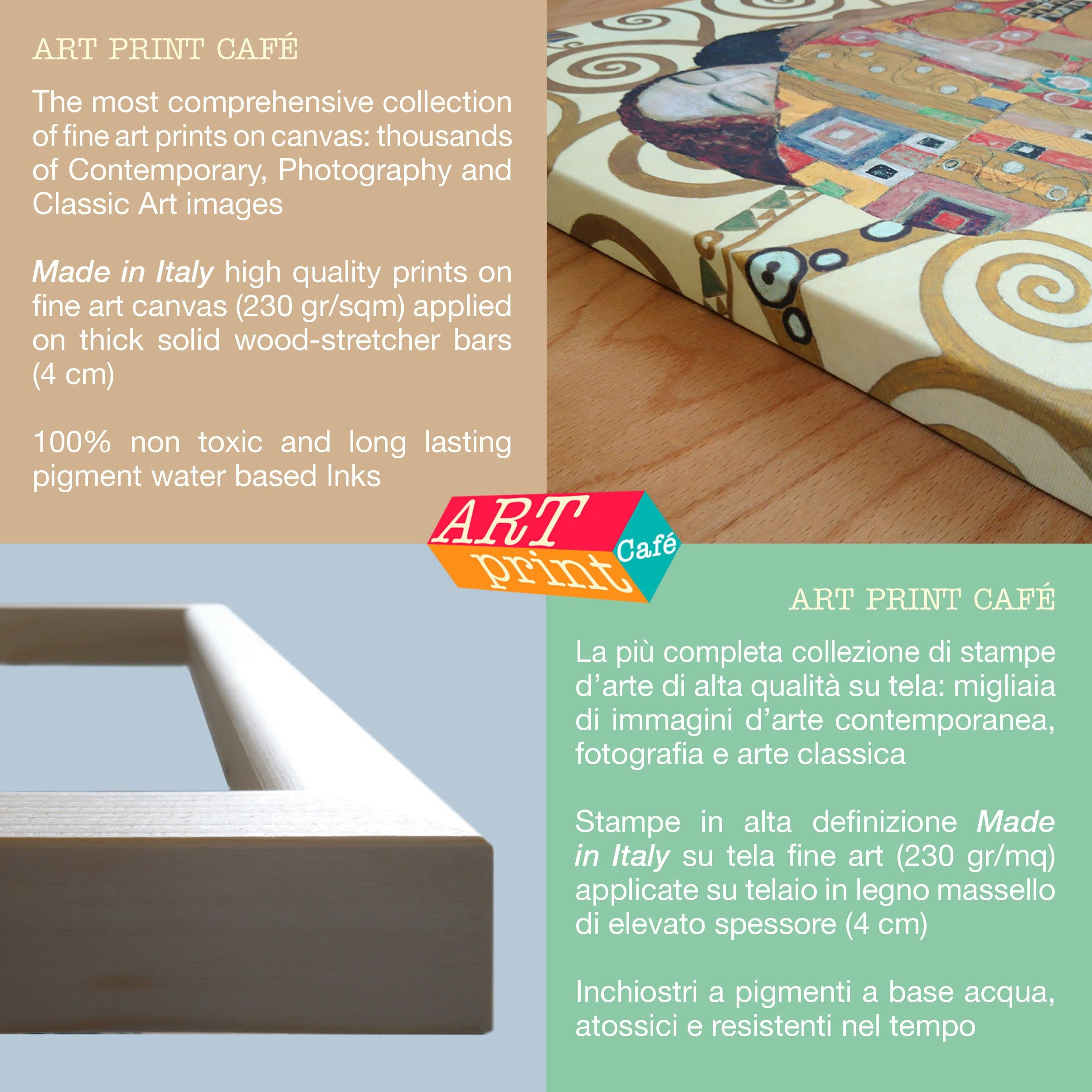 ART PRINT CAFE' – Kitchen Canvas Wall Art – Happy Hour by Pat Dupree – 50x70 cm – Perfect for Dining Room & Coffee Shop Decor