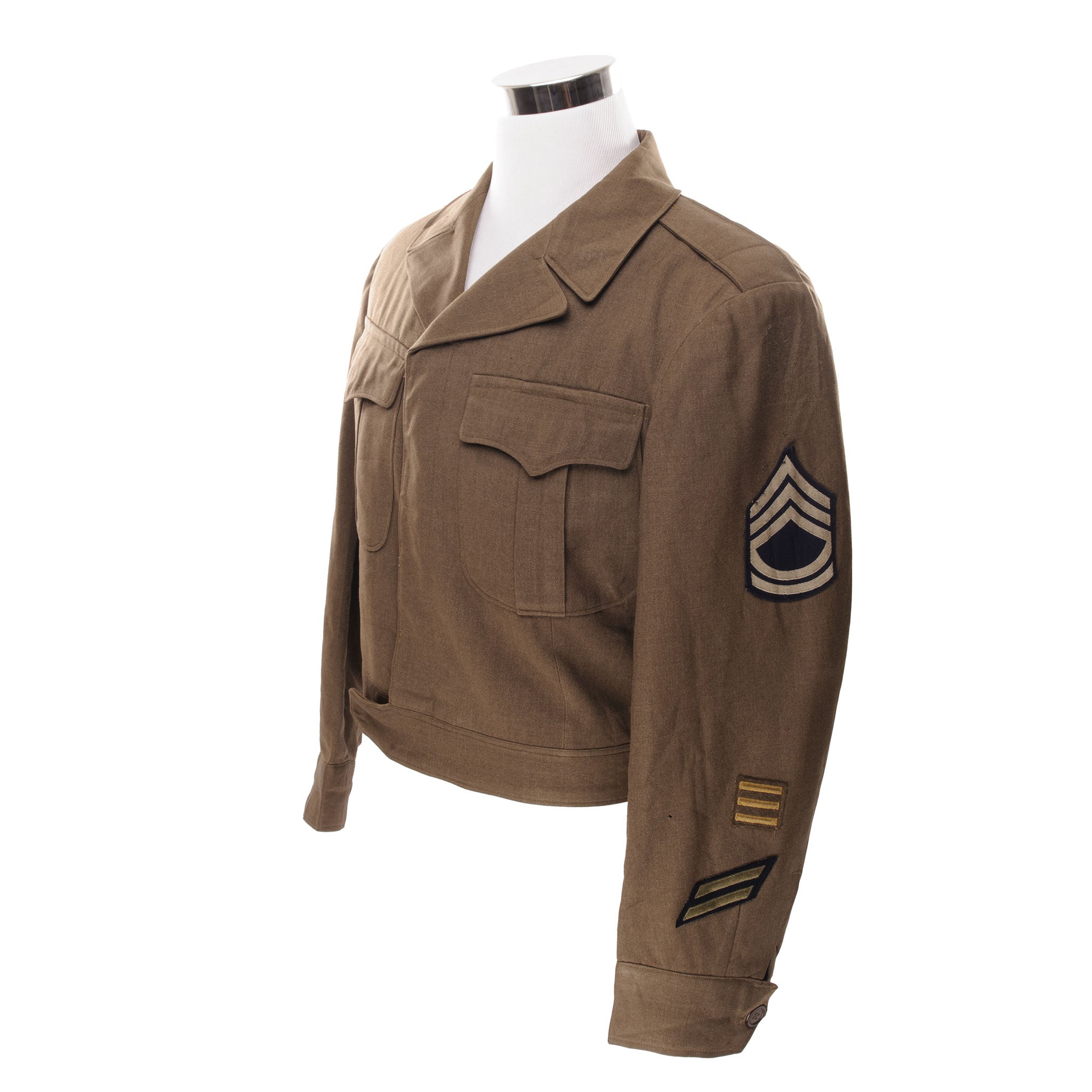 Vintage US Army 1944 WW2 Officer Dress Ike Wool Jacket Size 40R - Authentic Military Uniform for Collectors & Historical Reenactments