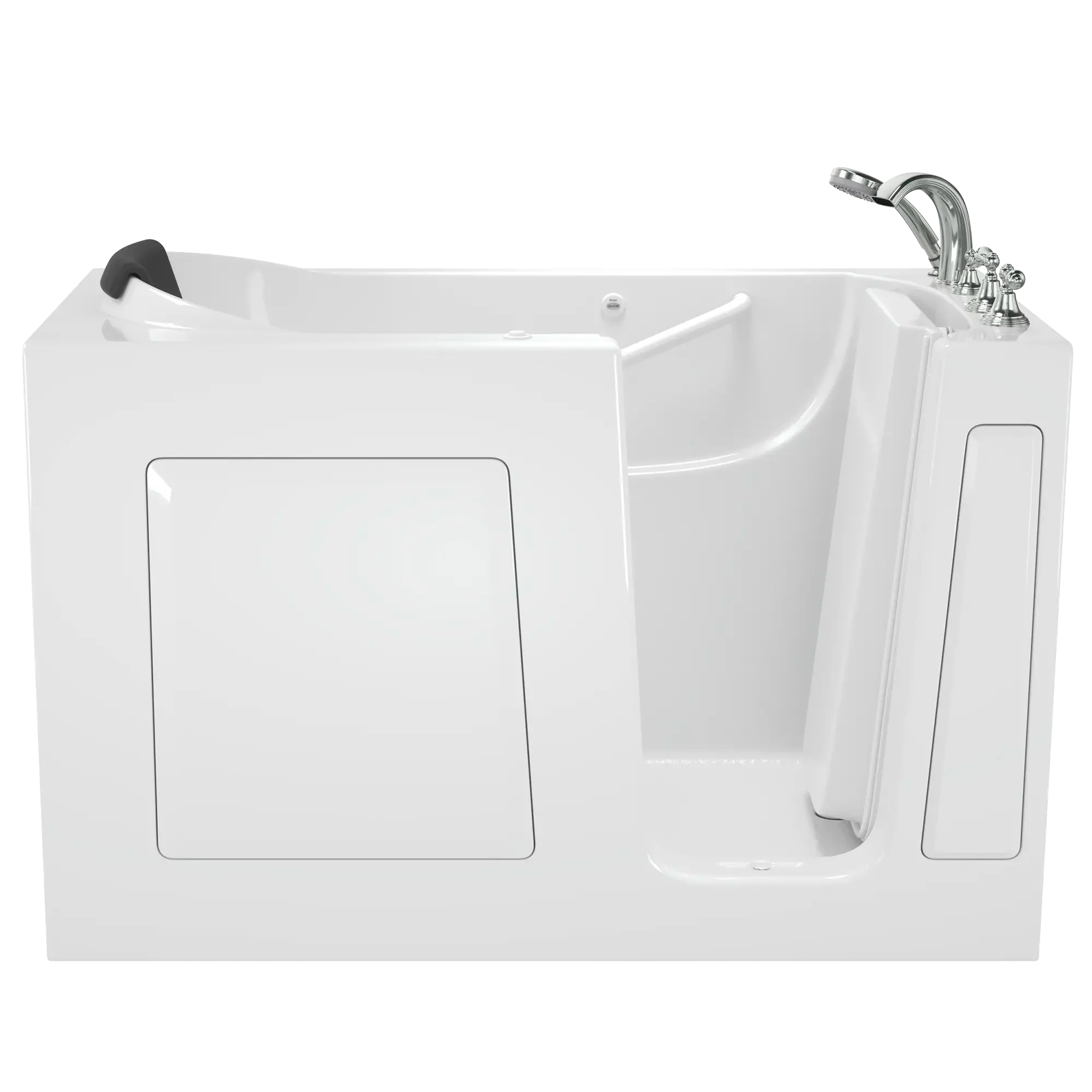 Premium 30 x 60 Inch Gelcoat Walk-in Bathtub with Air Spa System & Right-Hand Drain Faucet - Ideal for Elderly & Mobility-Impaired Users, Perfect for Safe & Relaxing Baths