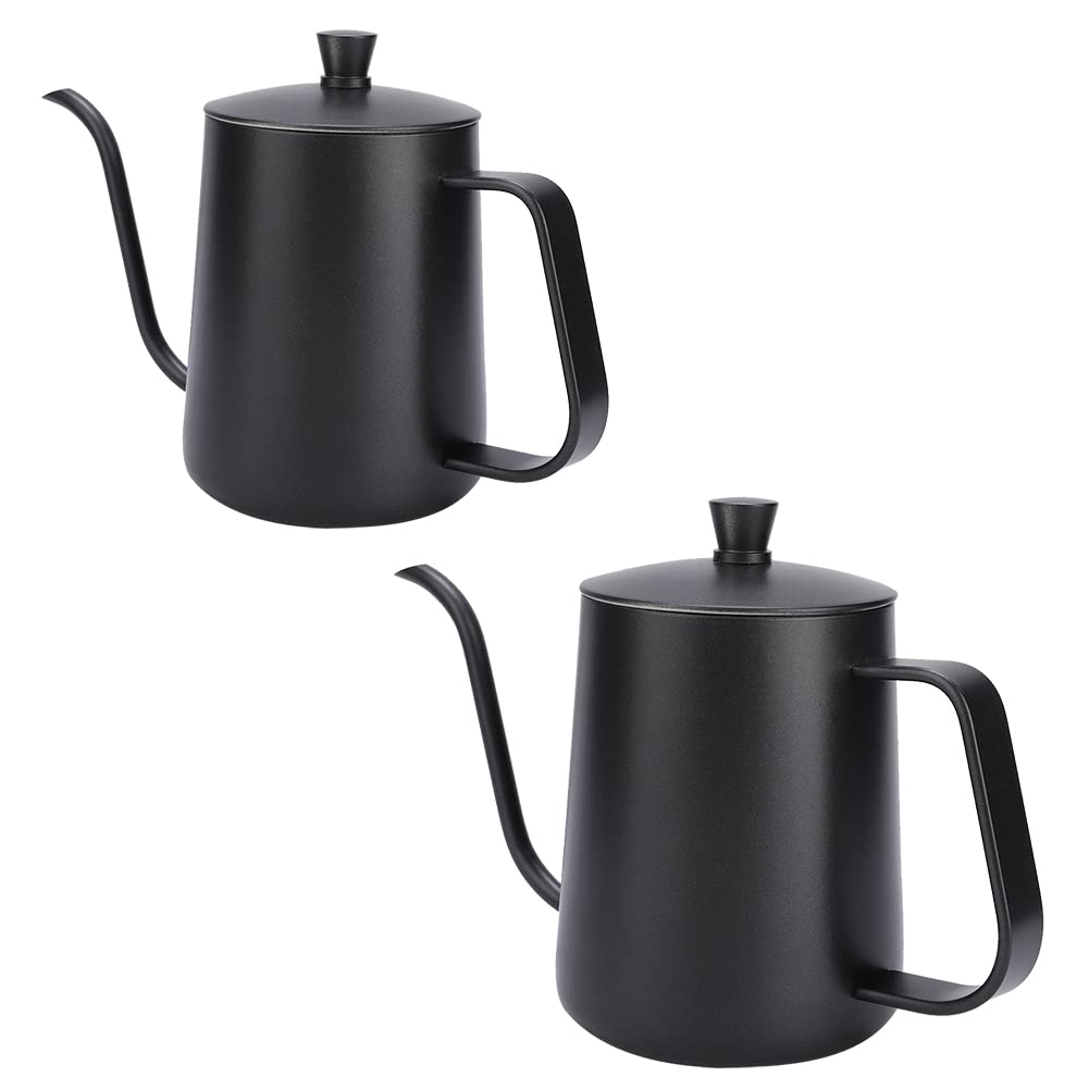 Premium Stainless Steel Gooseneck Coffee Kettle - 600ml Pour Over Kettle for Precise Brewing, Ideal for Coffee & Tea Lovers - Perfect for Home Baristas, Specialty Coffee Shops, and Gift Giving