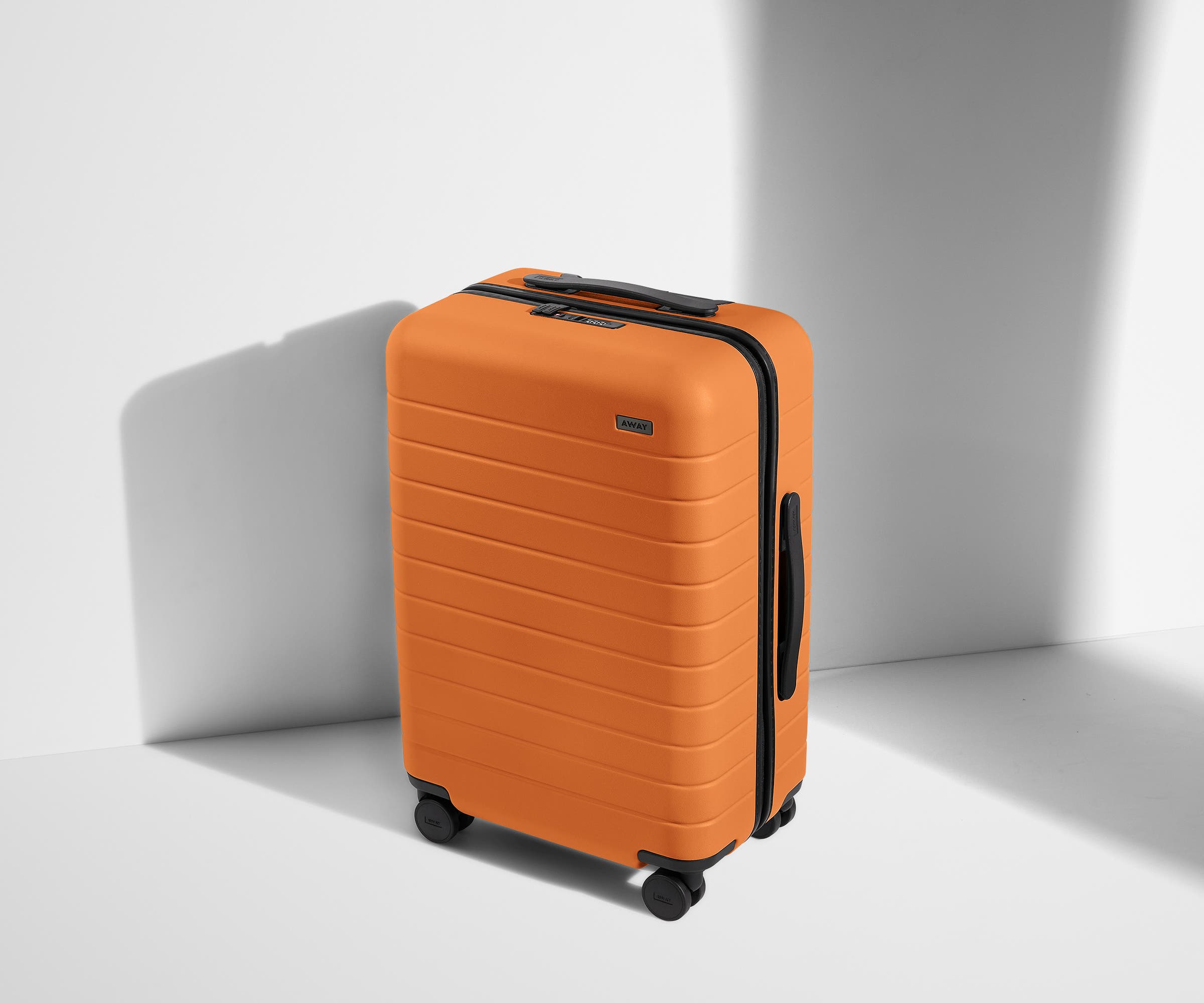 Large Carry-On Luggage in Sorbet Orange - Perfect for Air Travel & Weekend Getaways