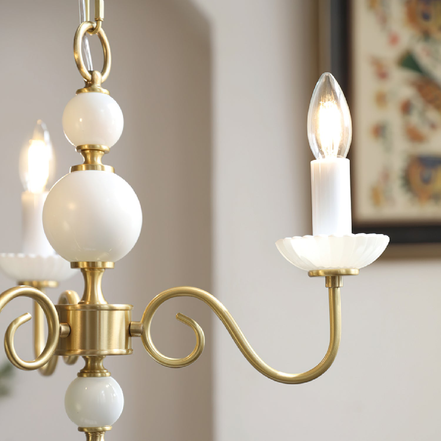 Carlita Chandelier - Elegant Crystal Ceiling Light Fixture for Dining Room, Living Room & Bedroom | Modern Home Decor Lighting