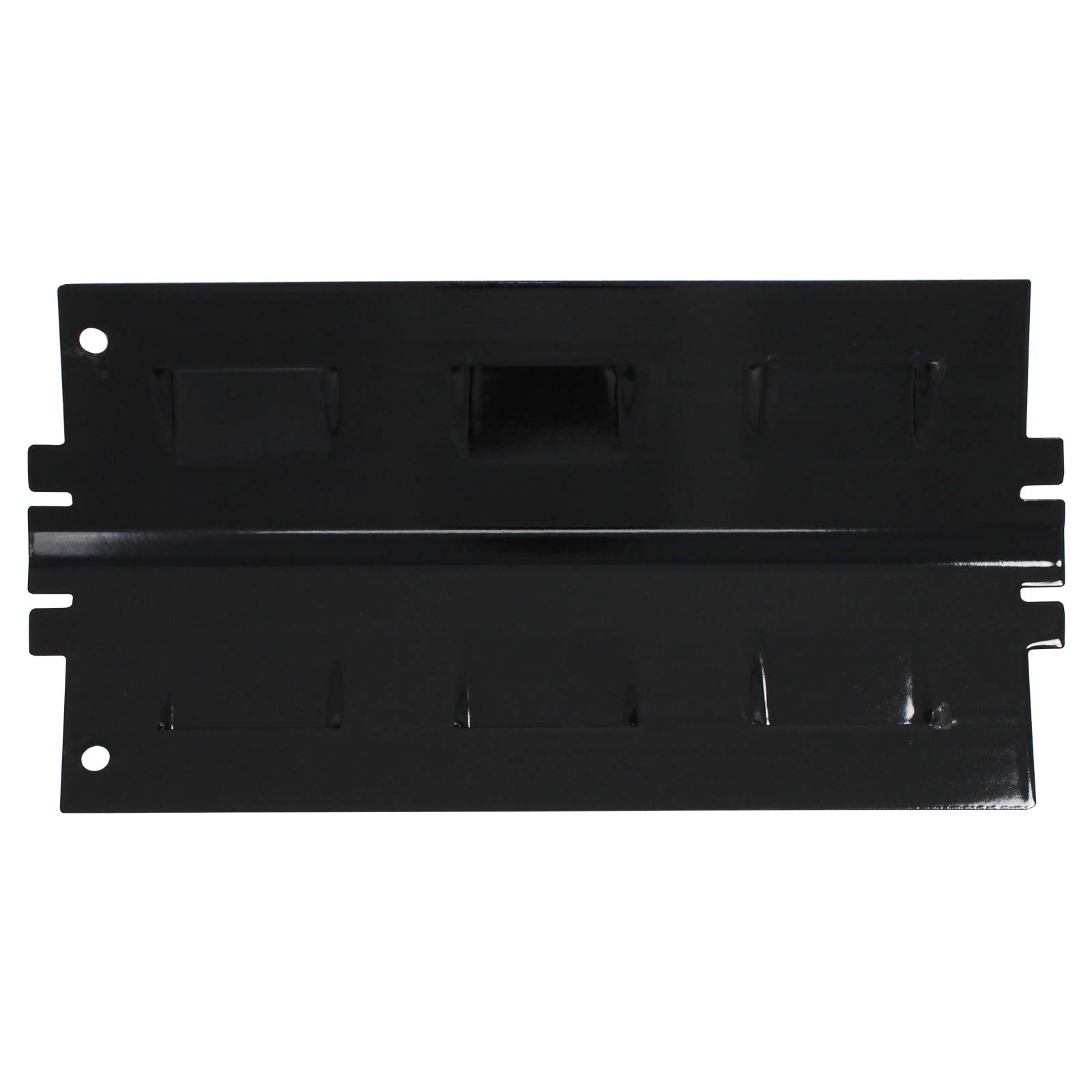 2-Pack BBQ Grill Heat Shield Plate Replacement for Kenmore 162110 - Compatible Porcelain Steel Flame Tamer, Guard & Deflector - Perfect for Outdoor Grilling, Backyard BBQs & Camping Cooking Accessories (11 3/4