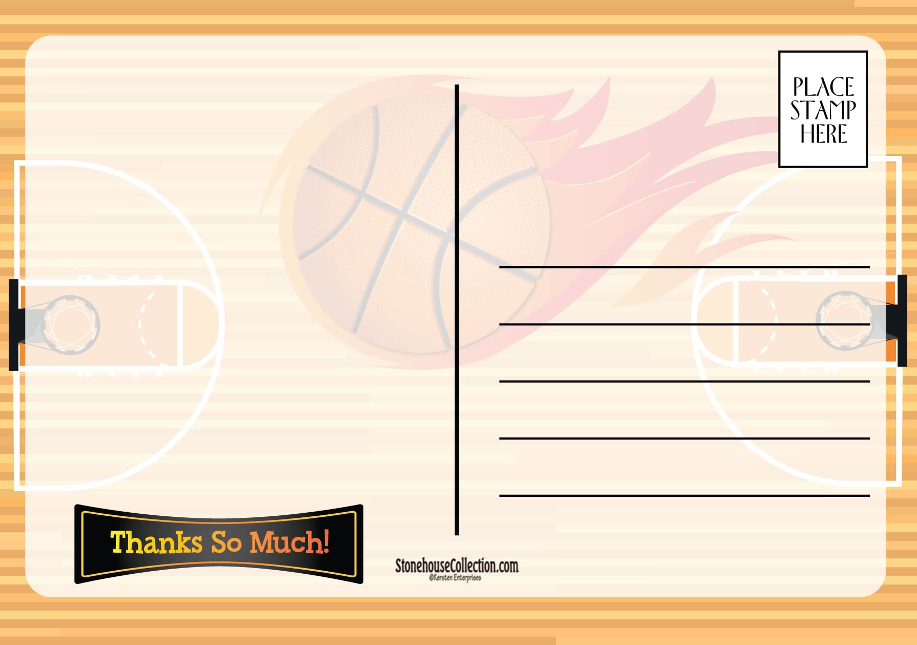 Stonehouse Collection Basketball Postcards - 4