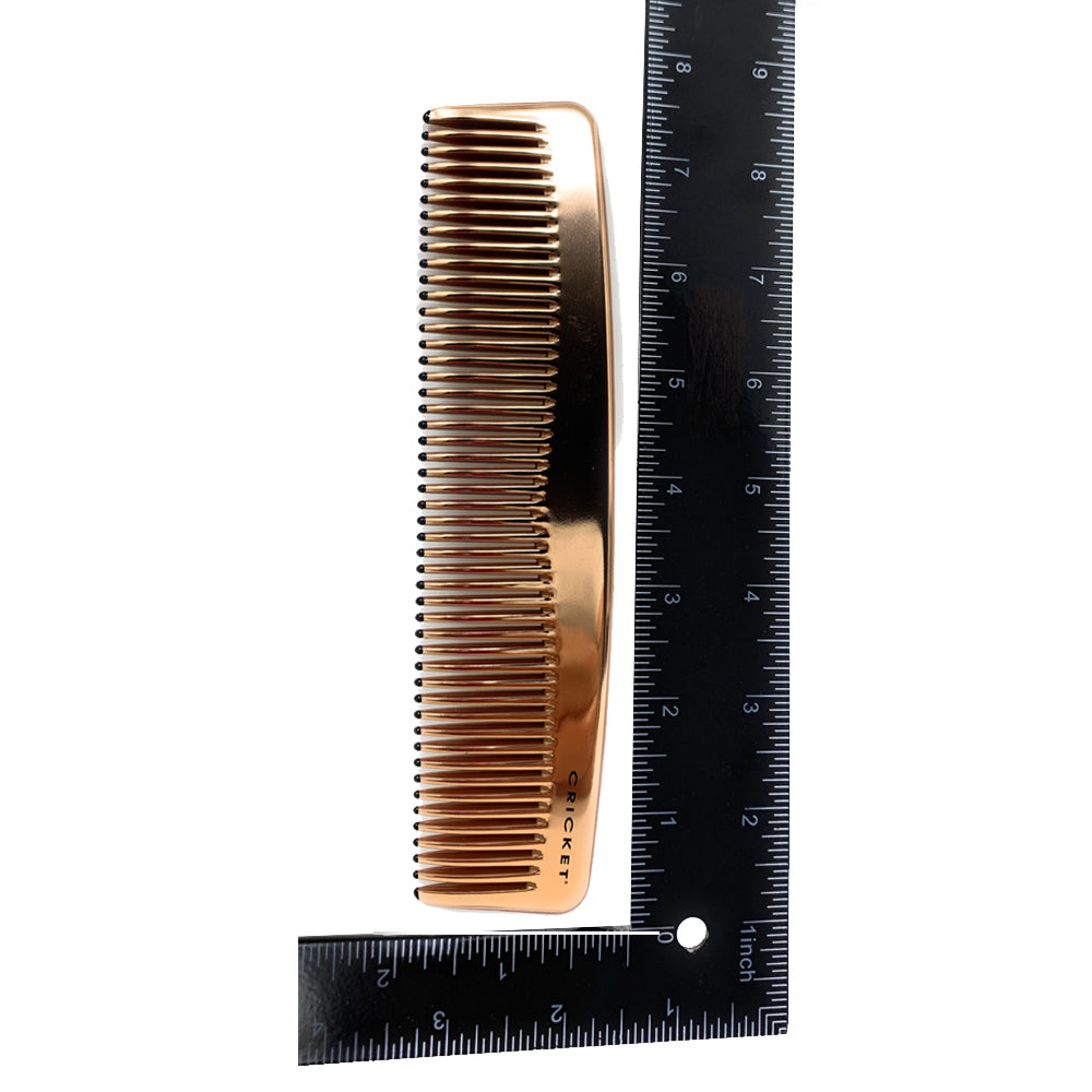 Copper Infused Hair Comb for Men & Women - Cricket Copper Clean Finishing Comb with Dressing & Styling Teeth - Perfect for Salon, Home Hair Care & Travel Grooming