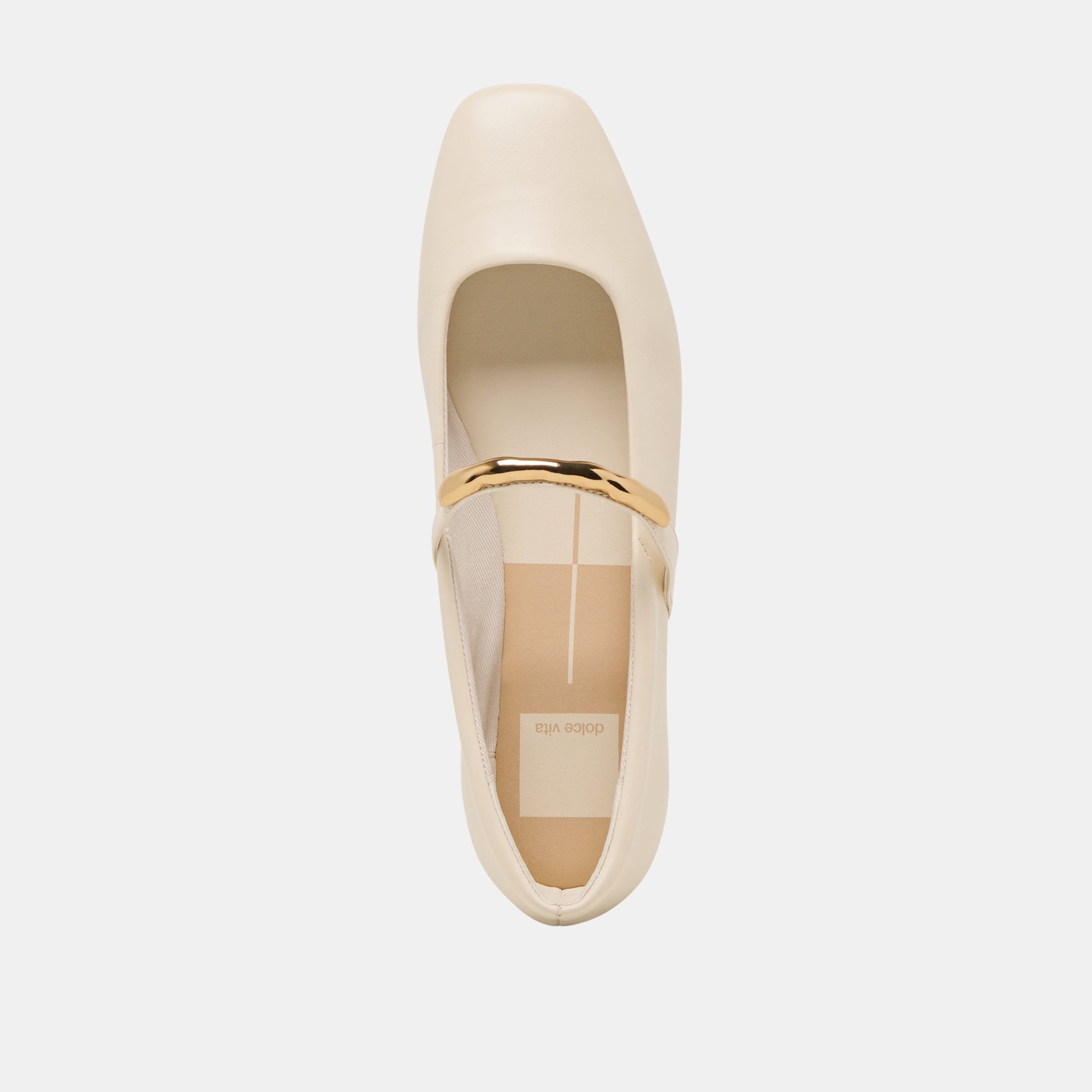 RADYA Women's Ballet Flats - Genuine Leather in Creme | Comfortable & Stylish for Work, Casual Wear & Travel