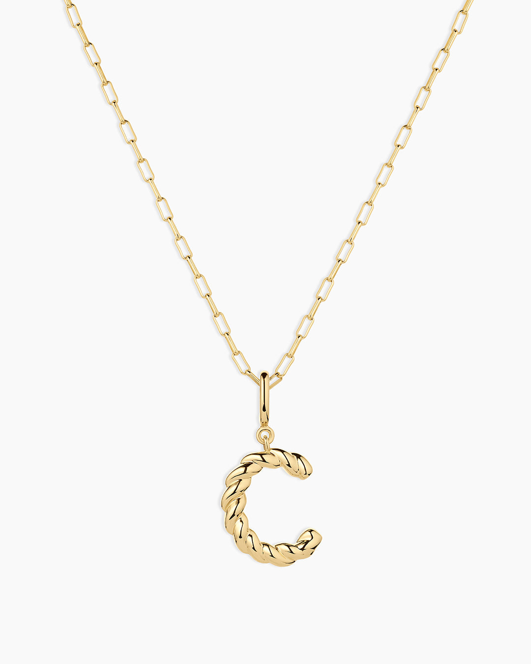Alphabet Charm Necklace for Women - Personalized Initial Letter Pendant Jewelry for Gifts, Crew Statement Necklace for Everyday Wear & Layering