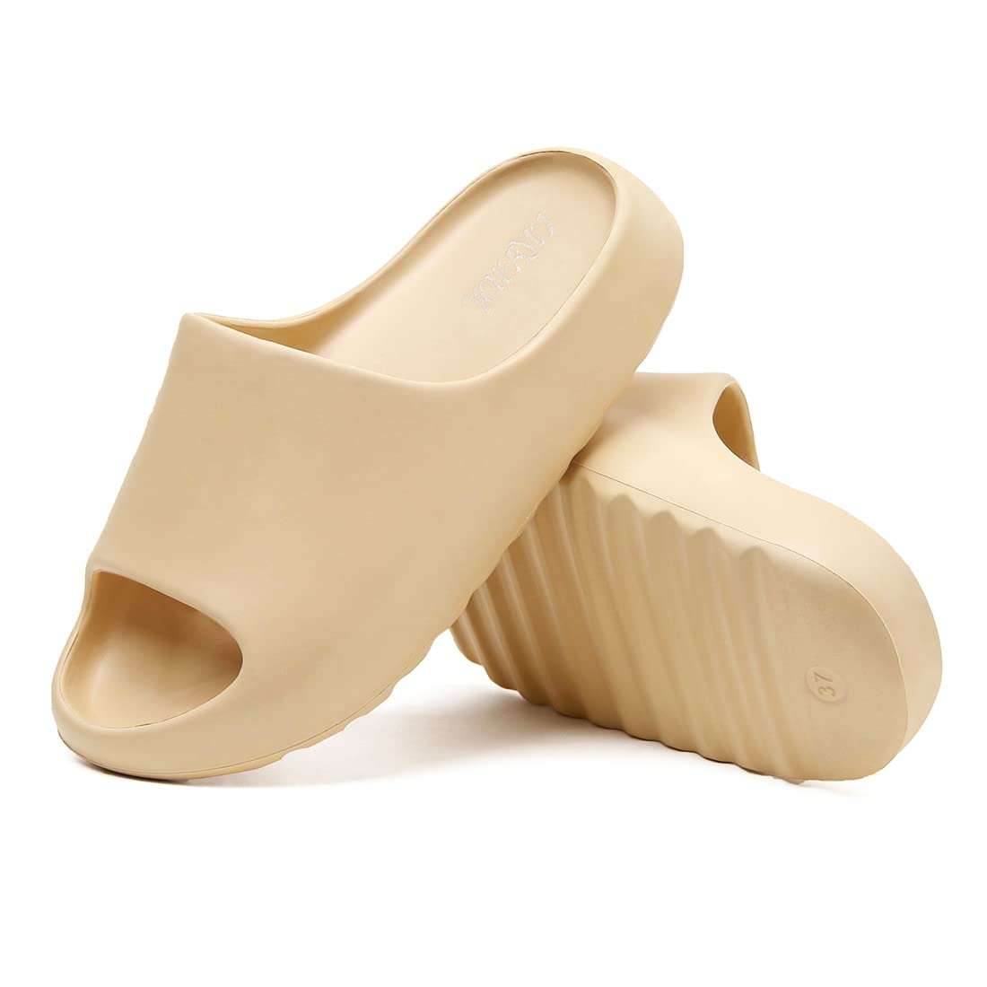 EVA Anti-Slip Cloud Slippers for Women & Men - Lightweight Platform Pillow Slides, Open Toe Shower Sandals for Indoor/Outdoor Use | Perfect for Spa, Home, Beach & Poolside Relaxation