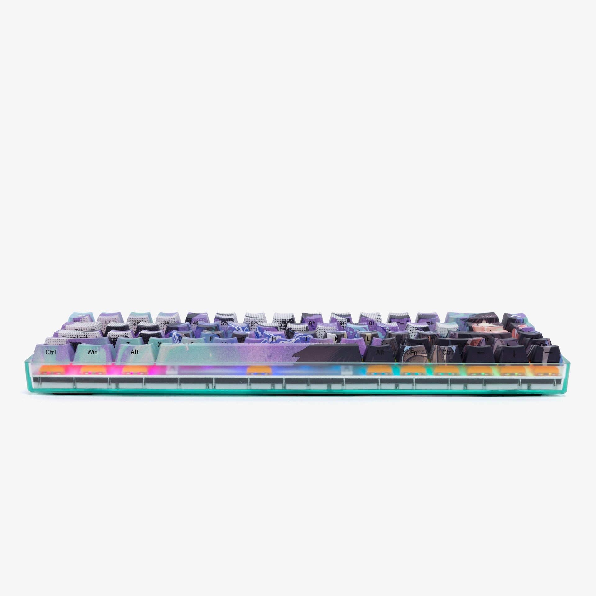 Apex Legends™ Higround Basecamp 65+ Mechanical Gaming Keyboard - Wraith Edition | Compact 65% Layout, RGB Backlit, Wired USB-C | Perfect for FPS Gaming & Esports Tournaments