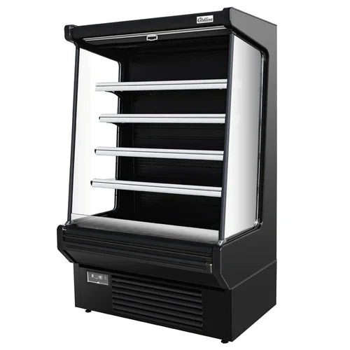 Coldline SOC 61 B 61 Black Commercial Refrigerated Air Curtain Merchandiser - Ideal for Supermarkets, Convenience Stores & Food Service Display