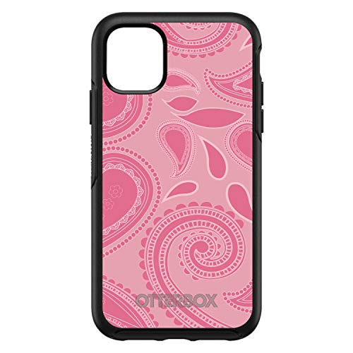Big Pink Paisley On Black Case