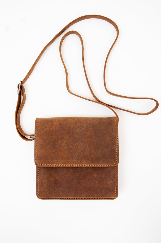 Adrian Klis 2455 Cross Body Bag - Genuine Buffalo Leather Handbag for Women - Perfect for Work, Travel & Everyday Use