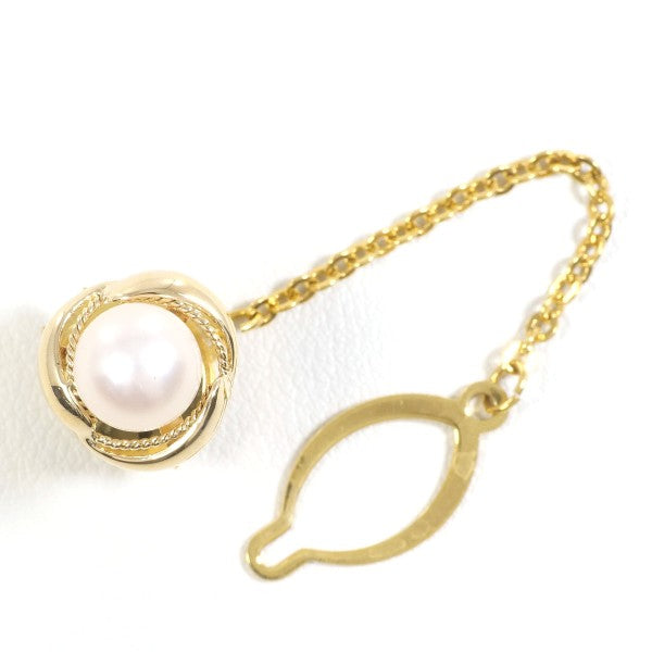 18K Yellow Gold Pearl Pin Brooch - Elegant Alloy Jewelry for Women | Perfect for Weddings, Parties & Special Occasions