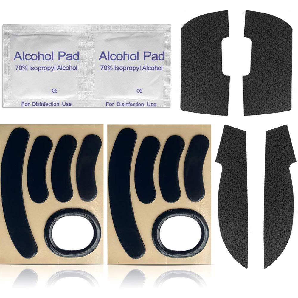 Logitech G Pro Wireless Gaming Mouse Skates & Anti-Slip Tape Set - 2 in 1 Replacement Feet & Grip Tape for Smooth Gliding & Enhanced Control - Perfect for FPS, MOBA & Esports Gaming