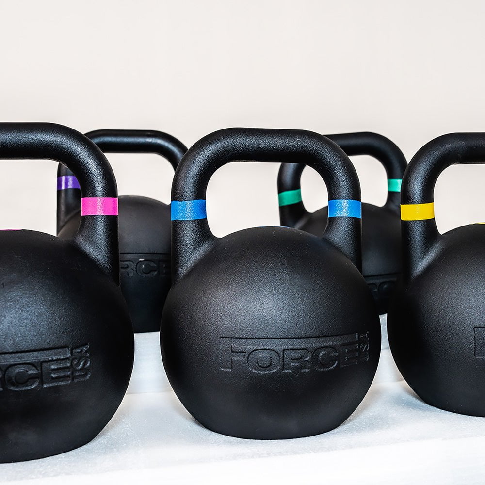 Force USA Competition Kettlebells V3 - Professional Grade Cast Iron Kettlebell for CrossFit, HIIT & Strength Training - Perfect for Home Gym & Fitness Studio Workouts