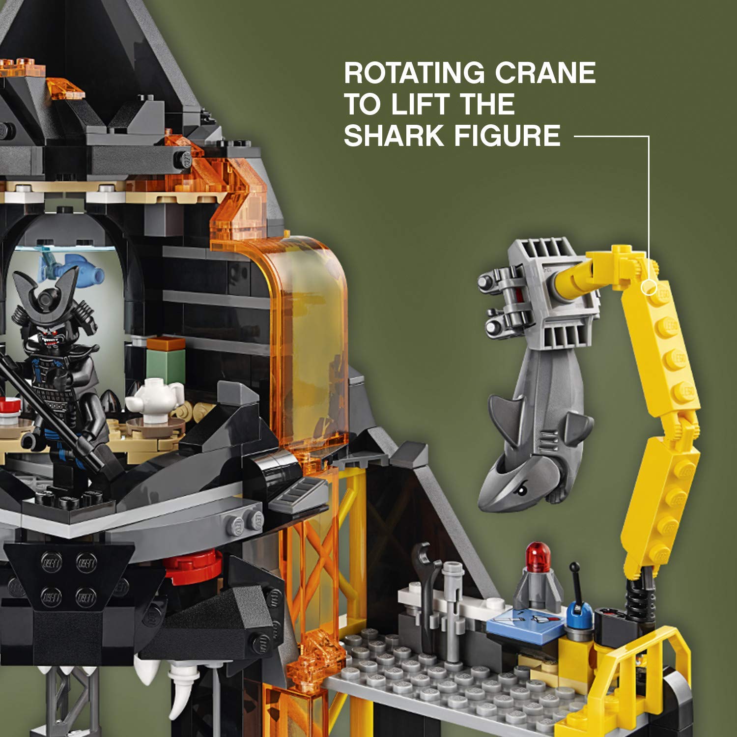 LEGO Ninjago 70631 Garmadon's Volcano Lair Building Set - Construction Toy for Kids - Perfect for Play, Display & Collecting - Inspired by Ninjago TV Series