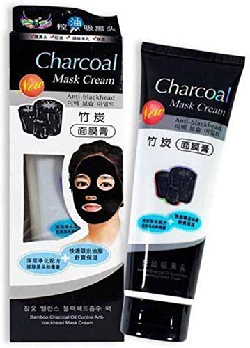 Deep Cleansing Charcoal Blackhead Mask Cream - Purifying Face Mask for Excess Dirt & Oil Removal, Blackhead Remover (2-Pack) | Perfect for Acne-Prone Skin & Daily Skincare Routine