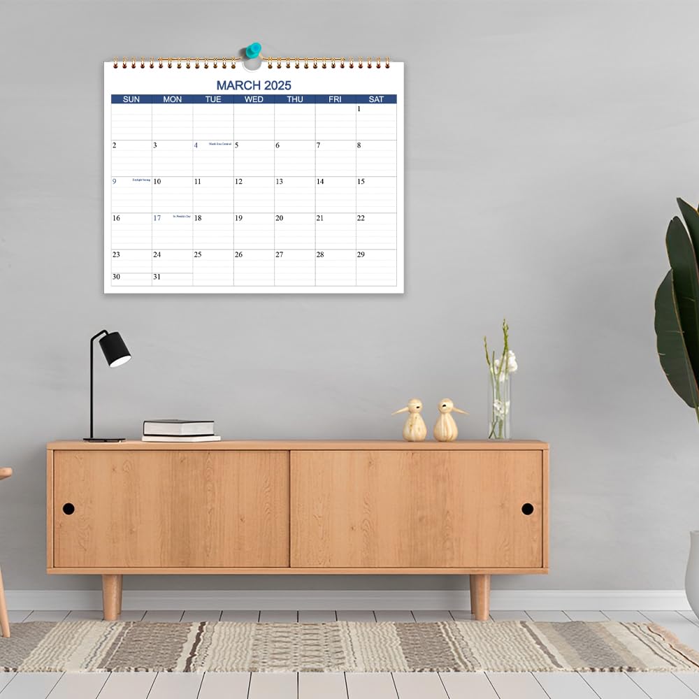 2025-2026 Wall Calendar (March 2025 - October 2026) | 20-Month Planner with Thick Paper | Hanging Office & Home Organizer | 8.5