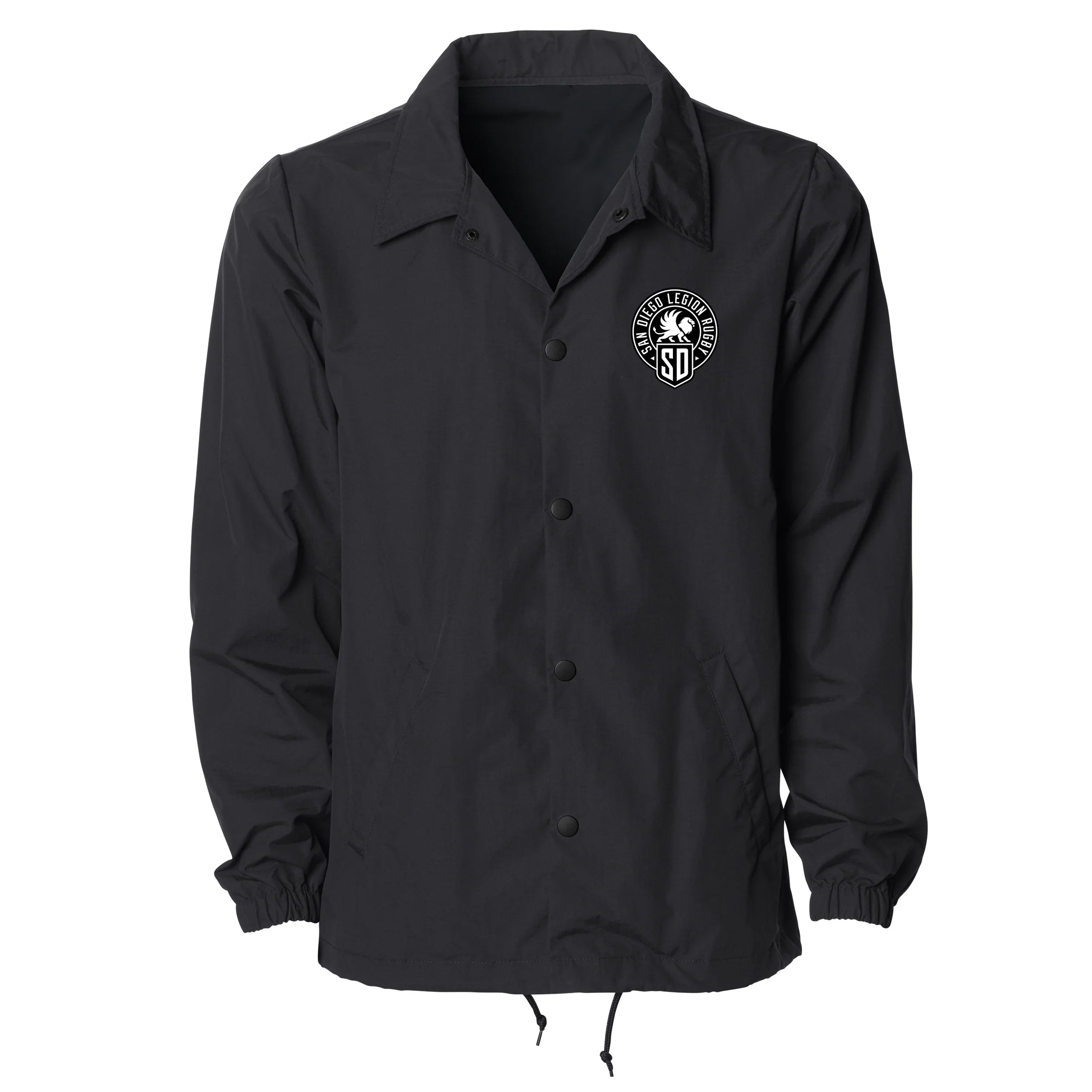 SD Legion Coaches Jacket - Lightweight Windbreaker for Men & Women - Perfect for Running, Hiking & Outdoor Sports