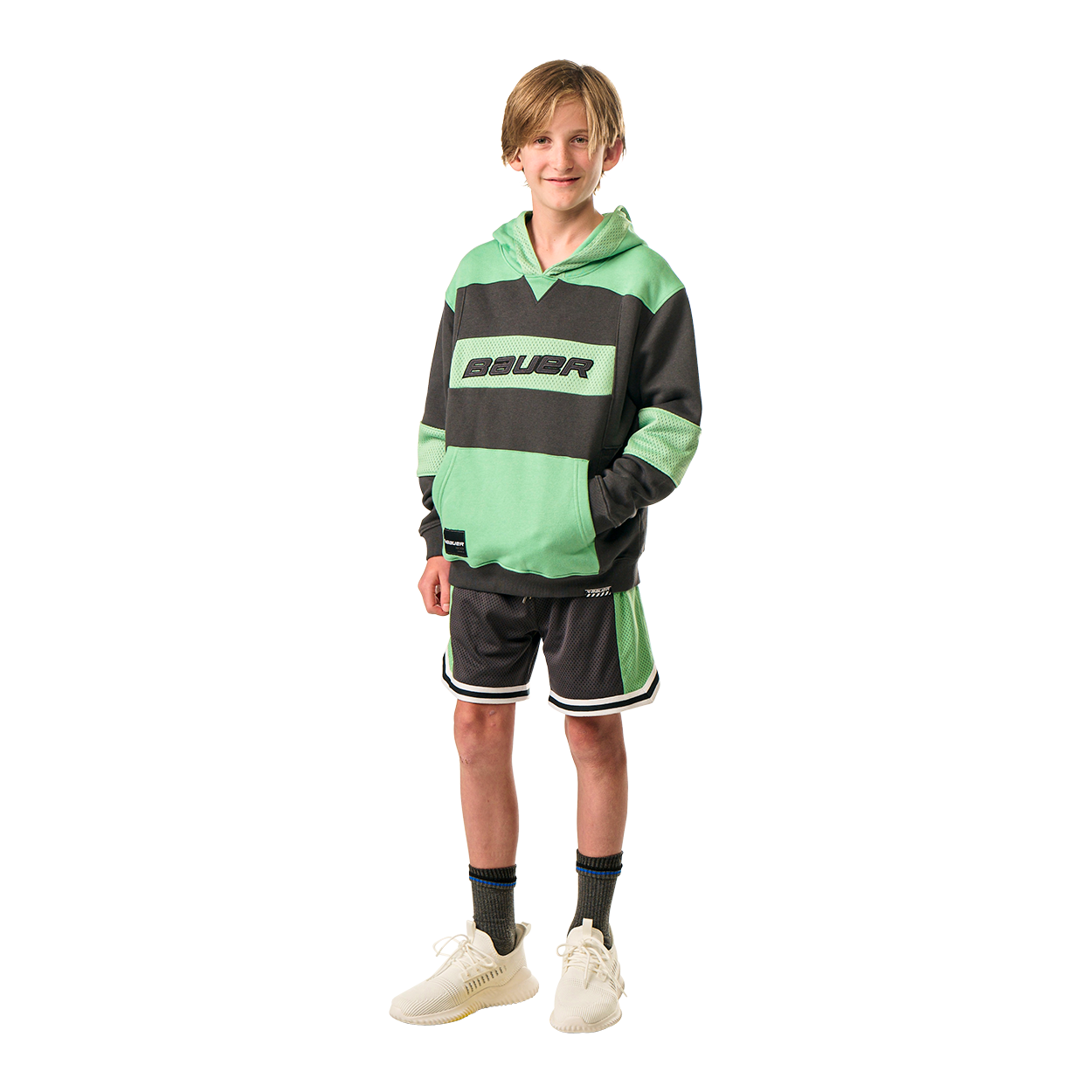 Bauer In The Crease Youth Hockey Hoodie - Warm & Comfortable Pullover for Ice Hockey Players & Fans - Perfect for Games, Practices & Casual Wear