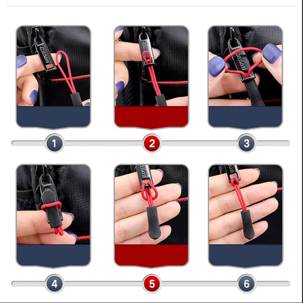 10-Pack Heavy Duty Zipper Pulls - Military Green Zipper Tabs, Cord Pulls & Zip Fixers for Backpacks, Jackets, Luggage, Purses - Upgrade Your Gear with Durable Zipper Extensions (Great for Outdoor, Travel & Daily Use)