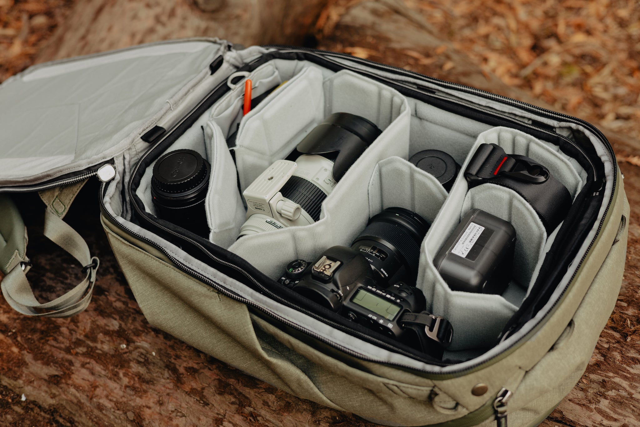 Peak Design Camera Cube v2 (Large) - Waterproof DSLR Camera Bag for Travel & Outdoor Photography - Perfect for Hiking, Camping, and Adventure Trips