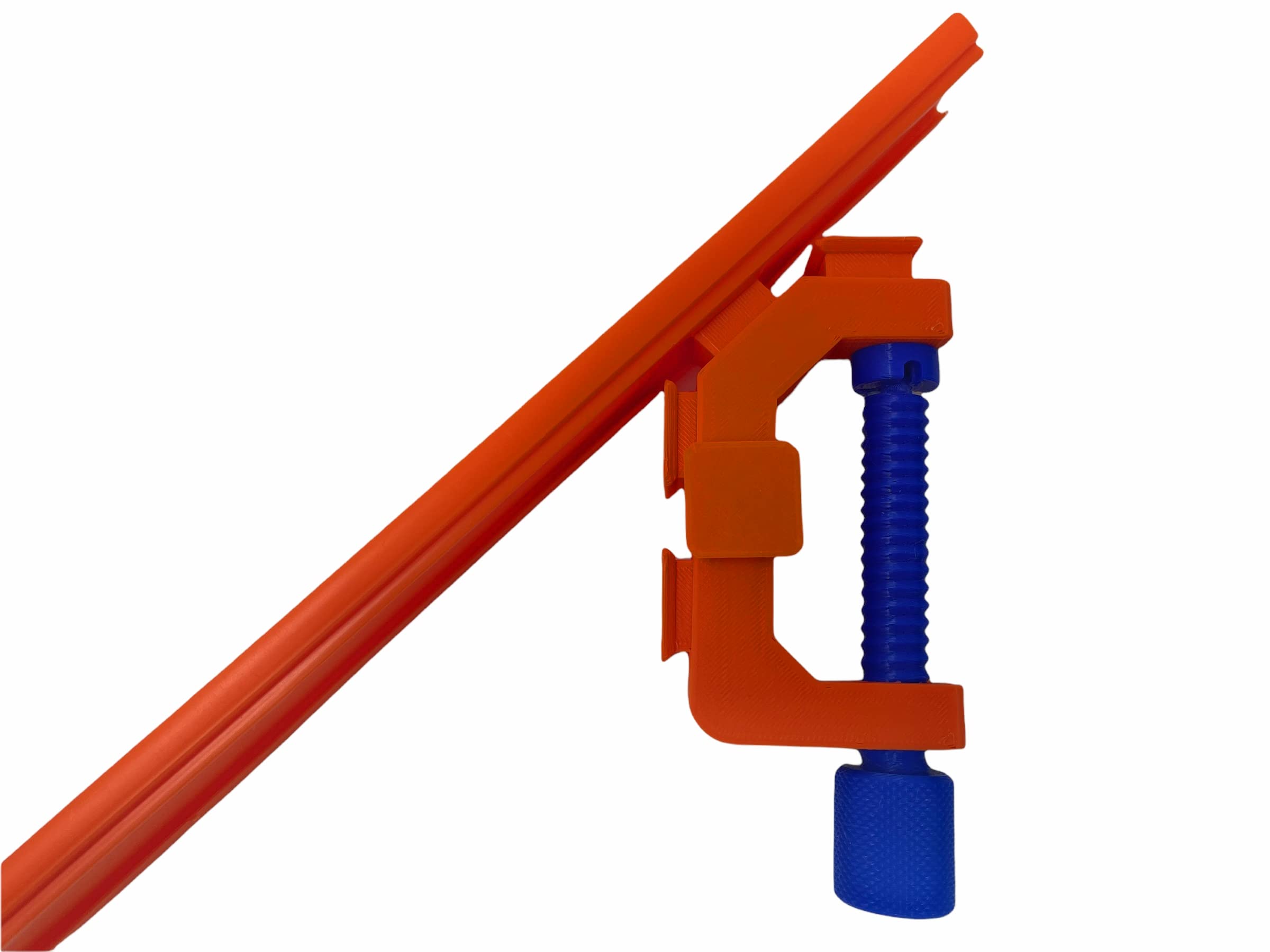 Hot Wheels Track Clamp - Orange & Blue Track Connector for Hot Wheels Cars | Durable Plastic Clips for Building Custom Race Tracks | Perfect for Kids Playroom, Birthday Gifts & DIY Car Racing Sets