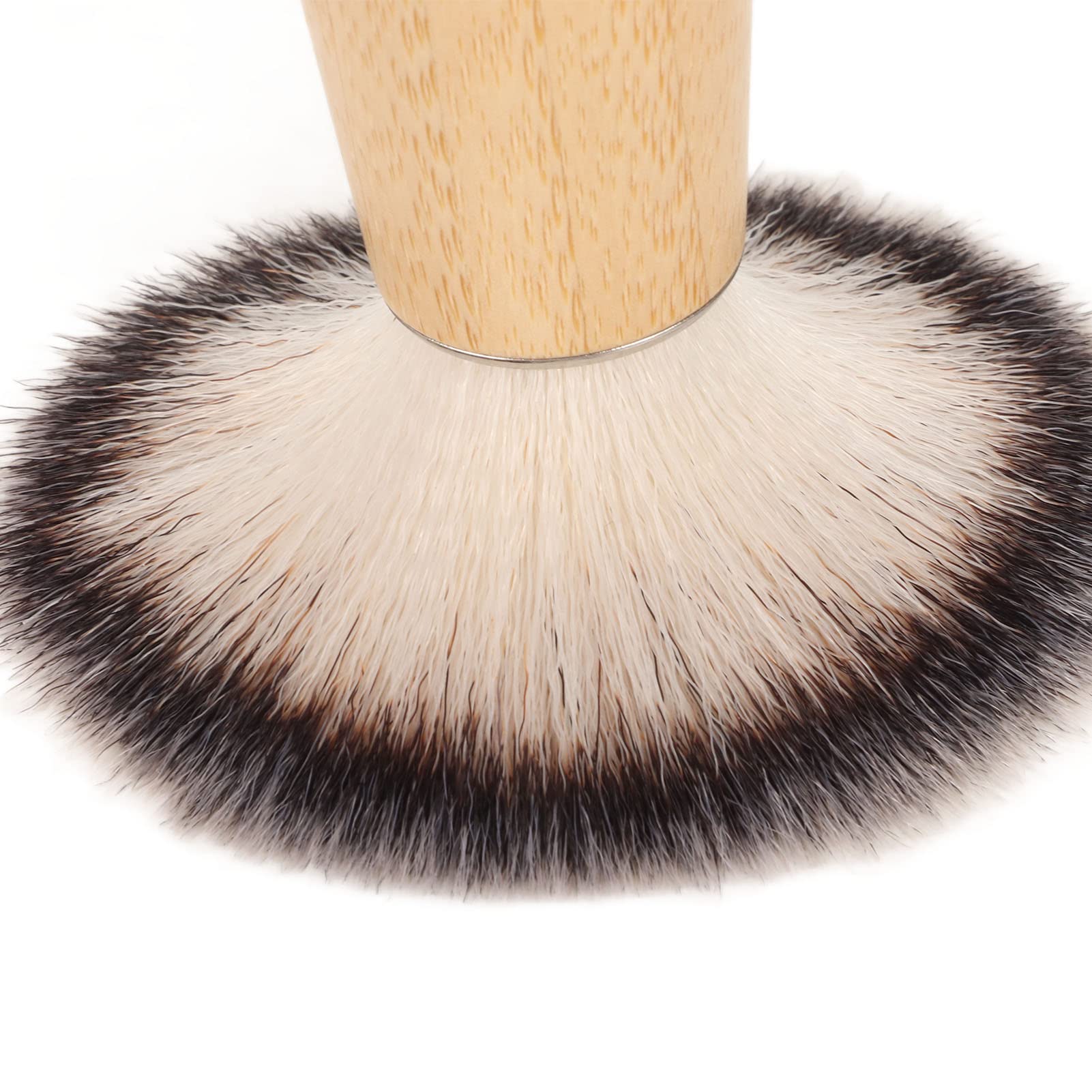 Premium Handcrafted Wooden Shaving Brush for Men - Natural Bristles & Ergonomic Wood Handle - Perfect for Beard Care, Grooming & Salon Use - Ideal Gift for Father, Husband, Boyfriend (Birthday, Valentine's Day) - Home & Travel Shaving Essential