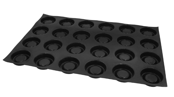 Flexipan Flan 24-Cavity Silicone Mold - Perfect for Baking Cakes, Desserts & Pastries at Home