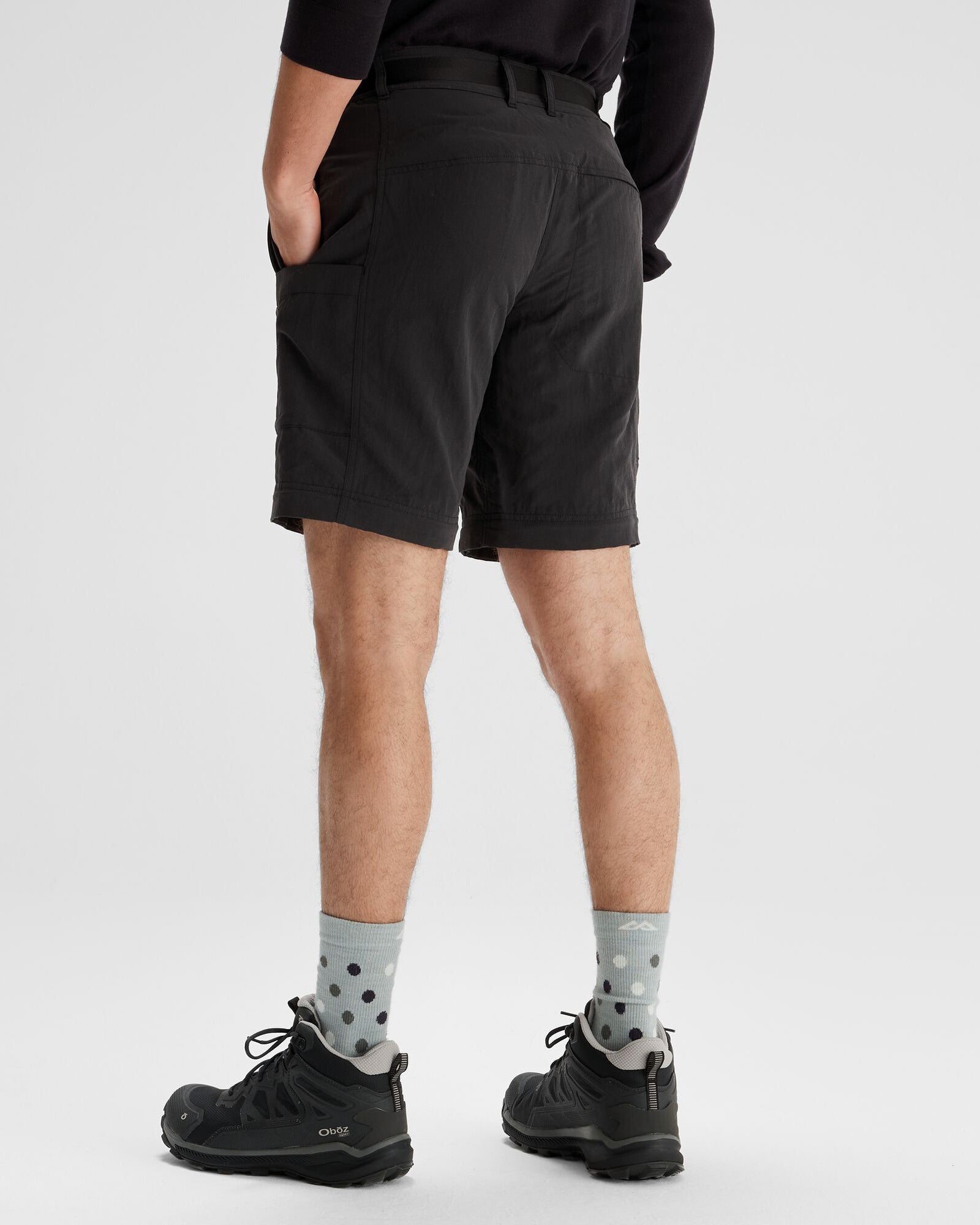 Men's EVRY Day Convertible Pants - Quick-Dry Travel Hiking Pants with Zip-Off Legs (Black) - Perfect for Outdoor Adventures, Camping & Travel