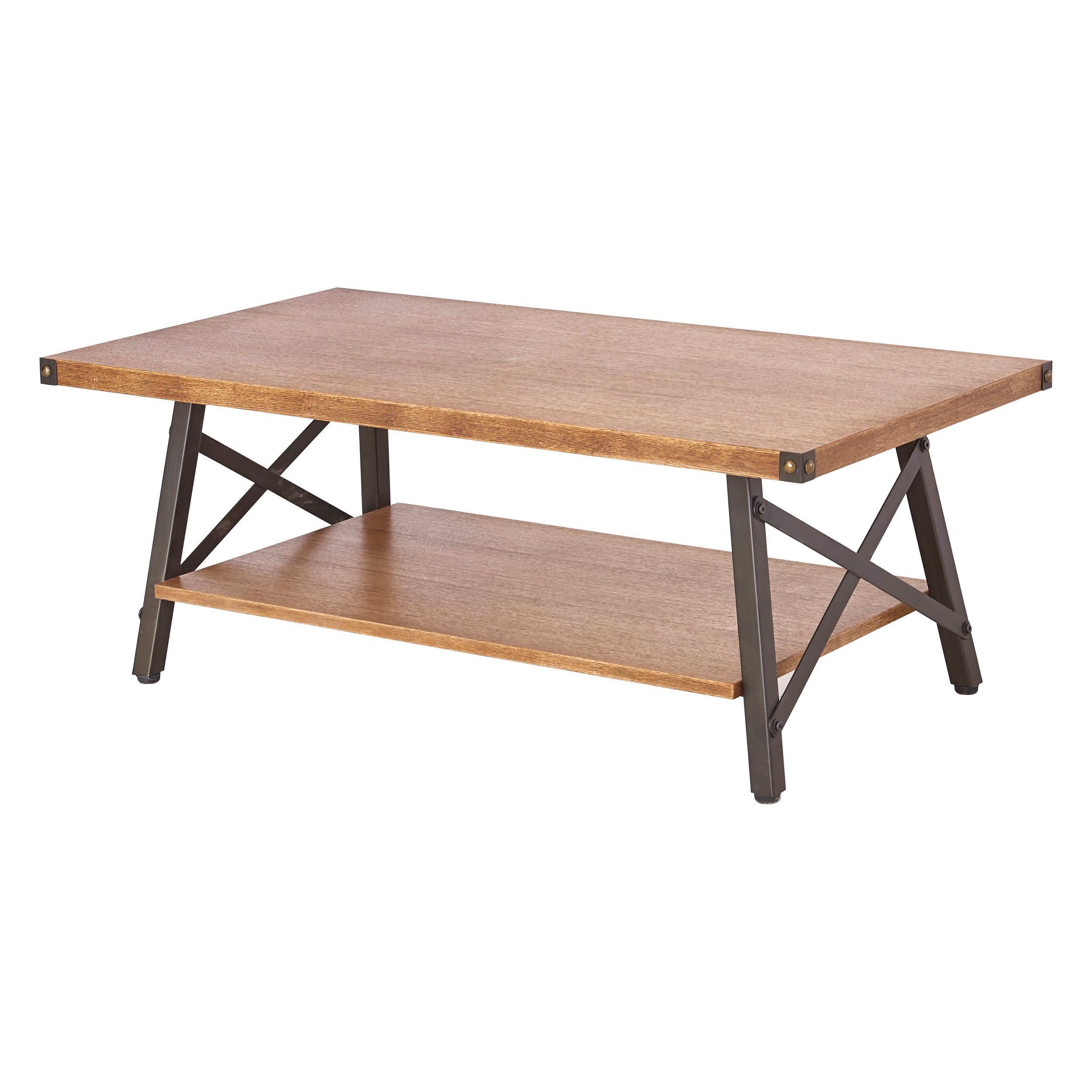 Contemporary Laredo Coffee Table - Modern Wooden Living Room Furniture for Home Decor - Perfect for Living Rooms, Offices & Lounge Areas