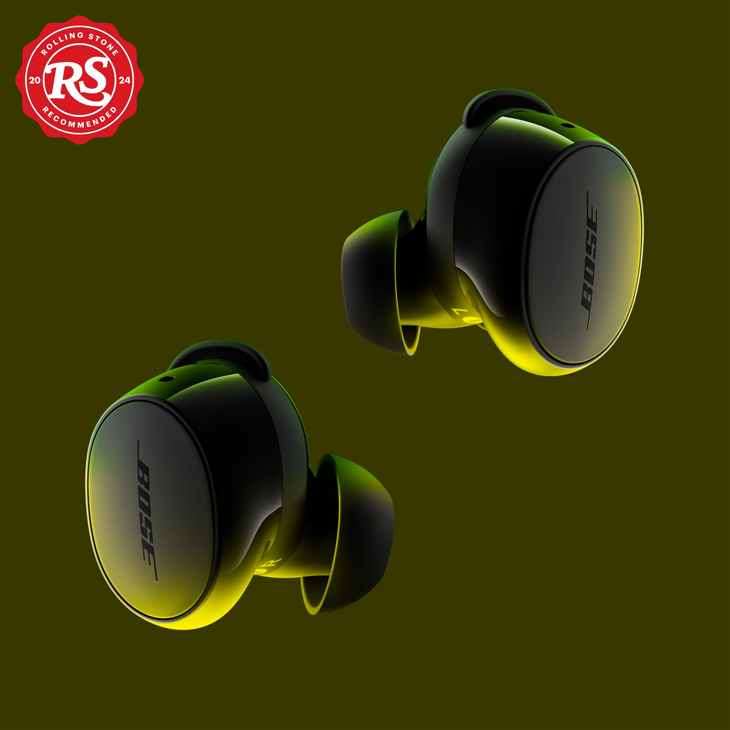 Bose QuietComfort Wireless Earbuds - Active Noise Cancelling Bluetooth Headphones with Mic, Deep Bass Sound, IPX4 Waterproof, 8.5H Playtime (Black) | Perfect for Travel, Workouts & Commuting