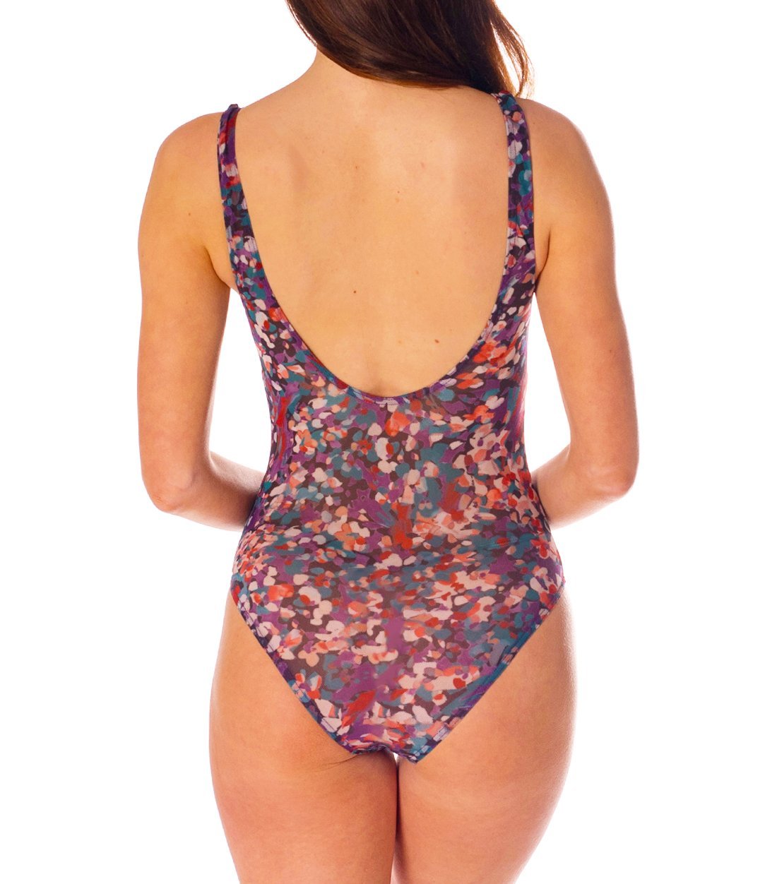Kiniki Elba Tan Through Support Top Swimsuit for Women - Sexy One Piece Bathing Suit with Built-in Bra - Perfect for Beach, Pool & Summer Vacations