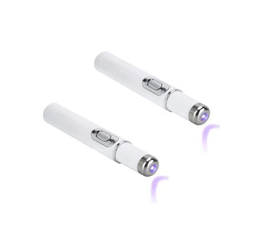 VADAPALLI BEAUTY YouthBeam Blue Laser Facial Device - Anti-Aging Skin Rejuvenation Pen for Wrinkles & Fine Lines | Electronic Face Massager for Women | Perfect Gift Set of 2 | Use at Home Spa or Travel Skincare Routine