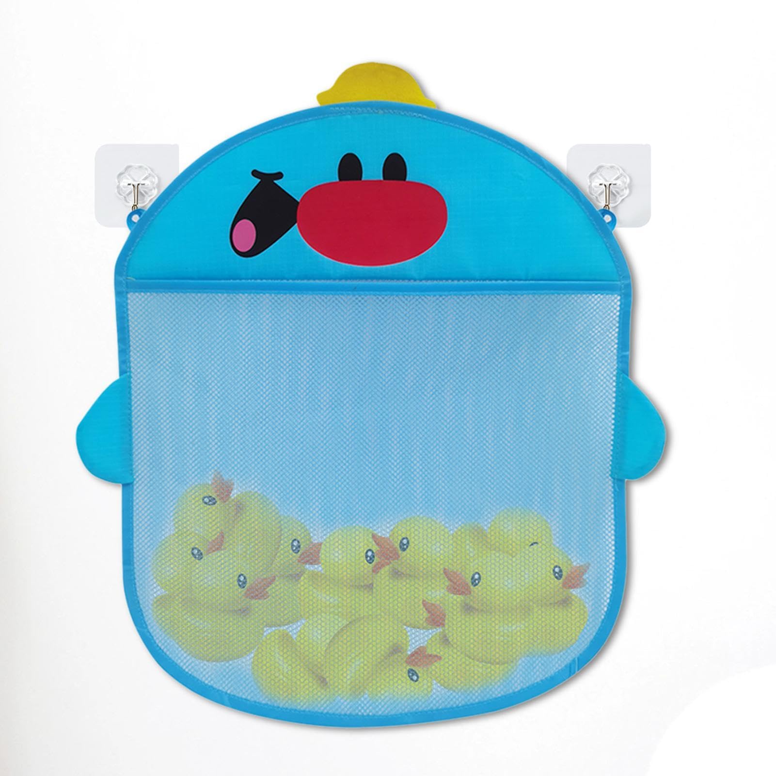 Bathtub Toy Storage Net Organizer - Waterproof Bath Toy Bag & Holder for Kids, Babies, Shampoo & Bath Accessories - Perfect for Bathtub, Shower & Poolside Use