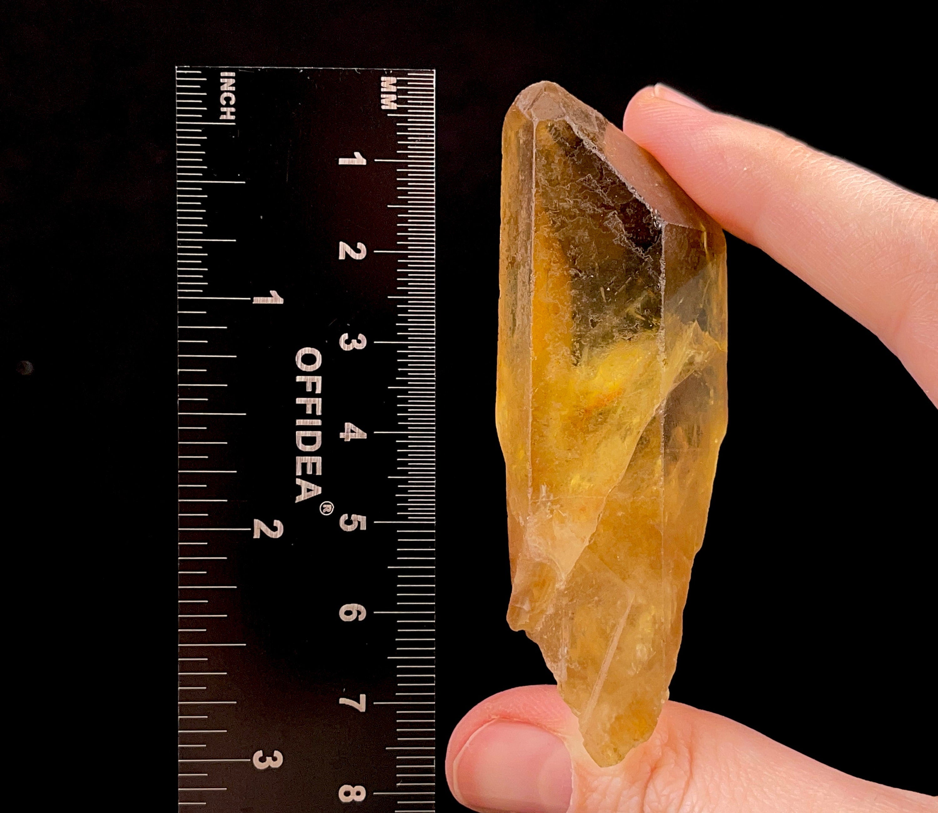 Natural Citrine Raw Crystal Point - November Birthstone, Healing Stone, Home & Office Decor, Feng Shui, Meditation & Energy Healing - Perfect for Gifts, Jewelry Making & Spiritual Practices