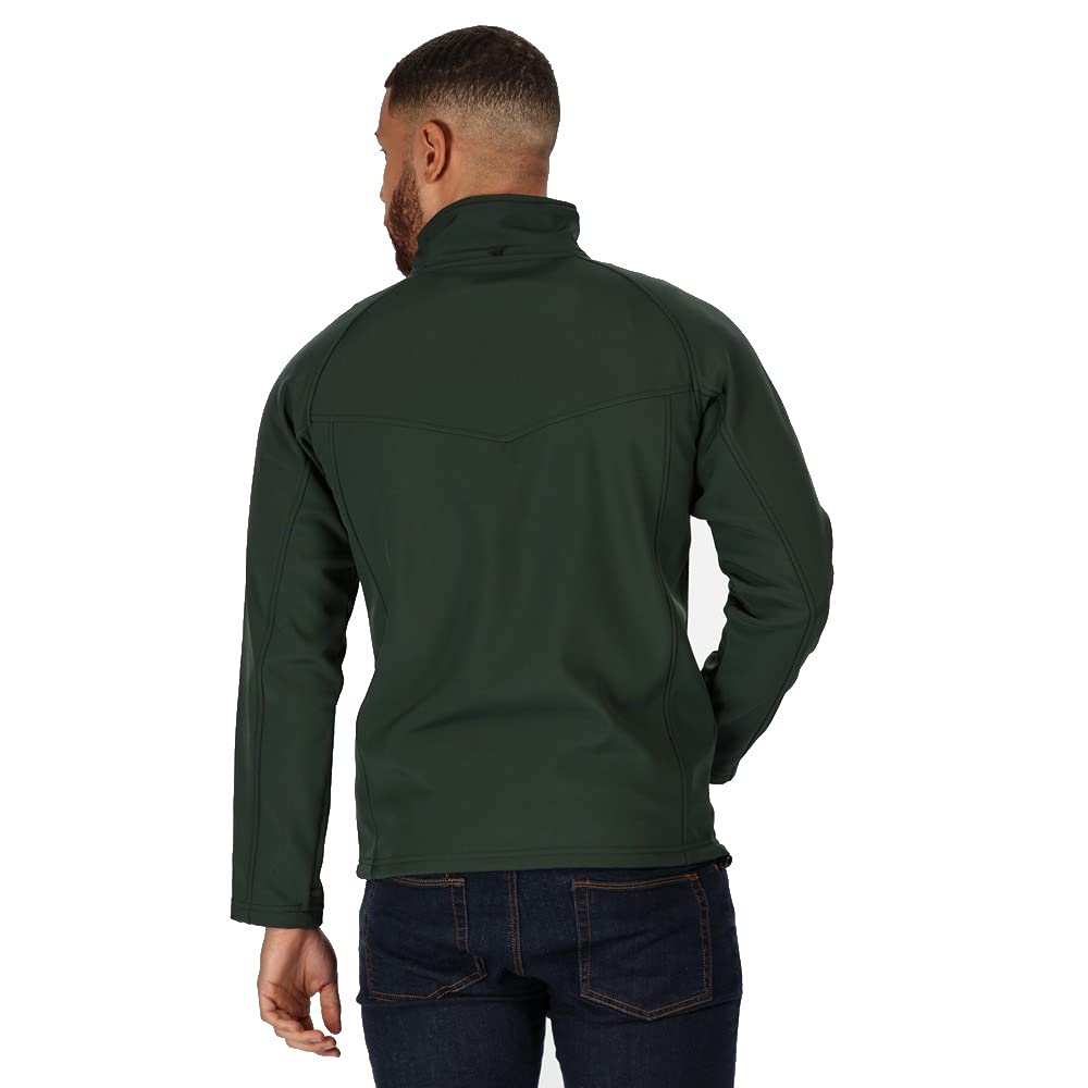 Professional Men's Regatta Uproar Interactive Warm Softshell Jacket - All Black 5XL - Ideal for Outdoor Activities, Hiking, and Winter Sports